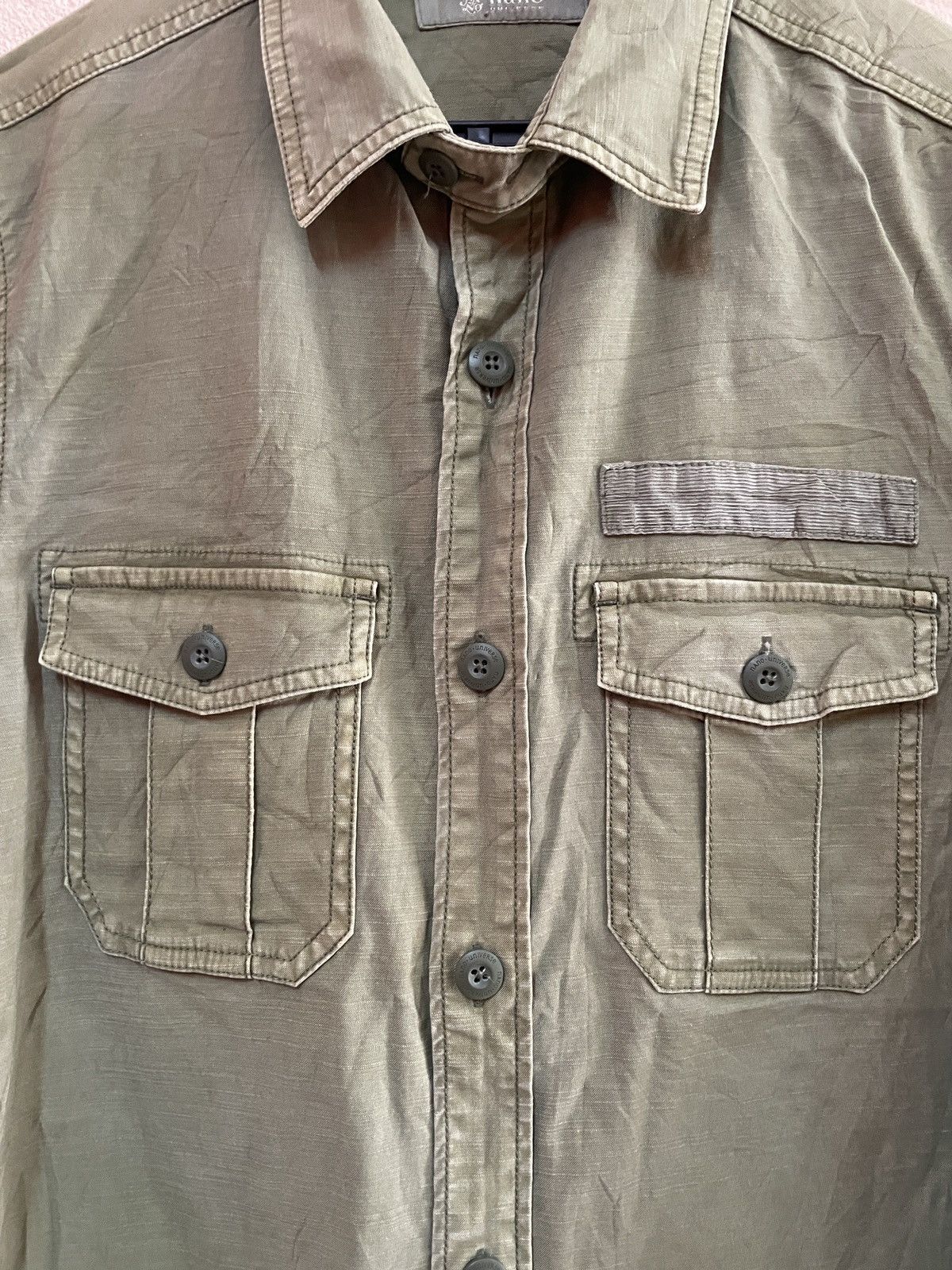 NANO universe Nano Universe Hbt Military button down inspired by WW2 sz S Size US S / EU 44-46 / 1 - 5 Thumbnail