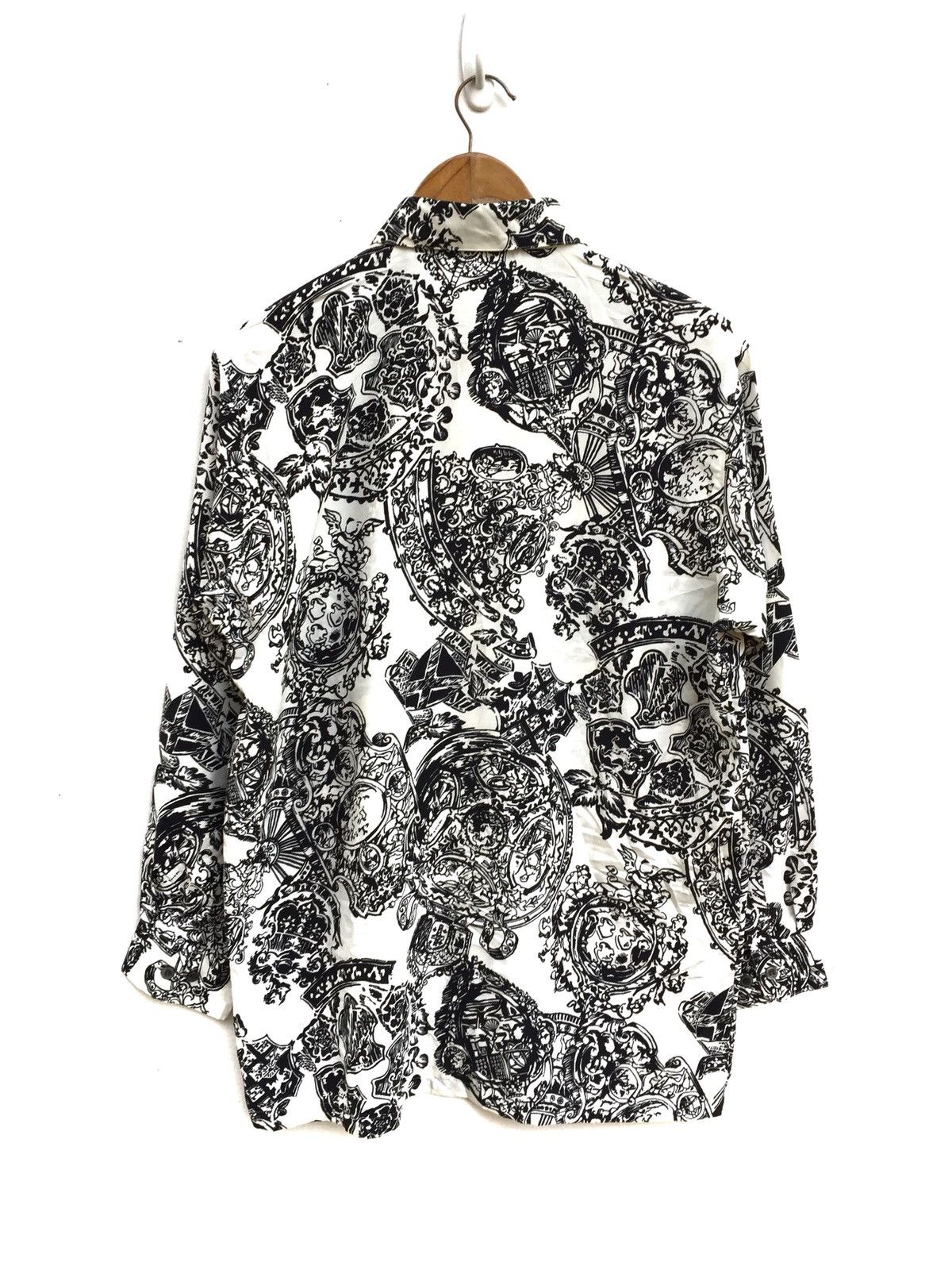 Carven × Vintage Carven Full Print Button Shirts Size US L / EU 52-54 / 3 - 2 Thumbnail