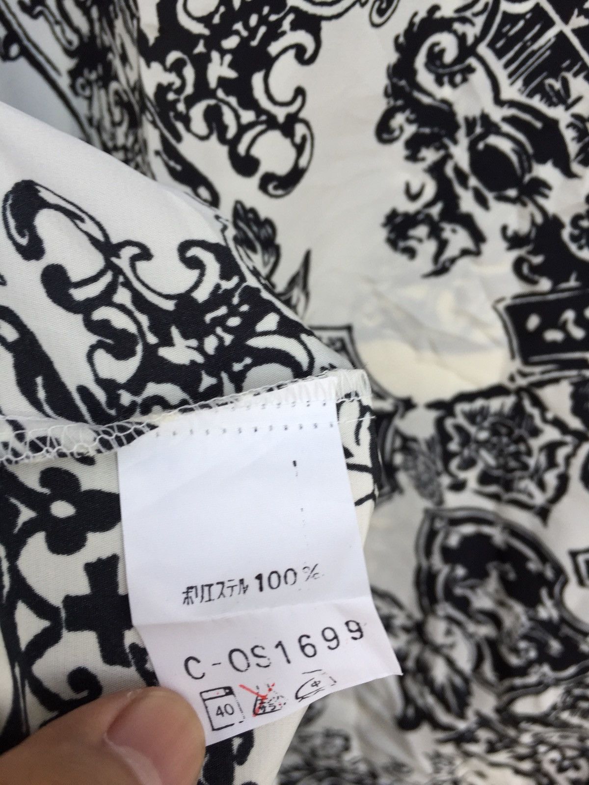 Carven × Vintage Carven Full Print Button Shirts Size US L / EU 52-54 / 3 - 9 Thumbnail