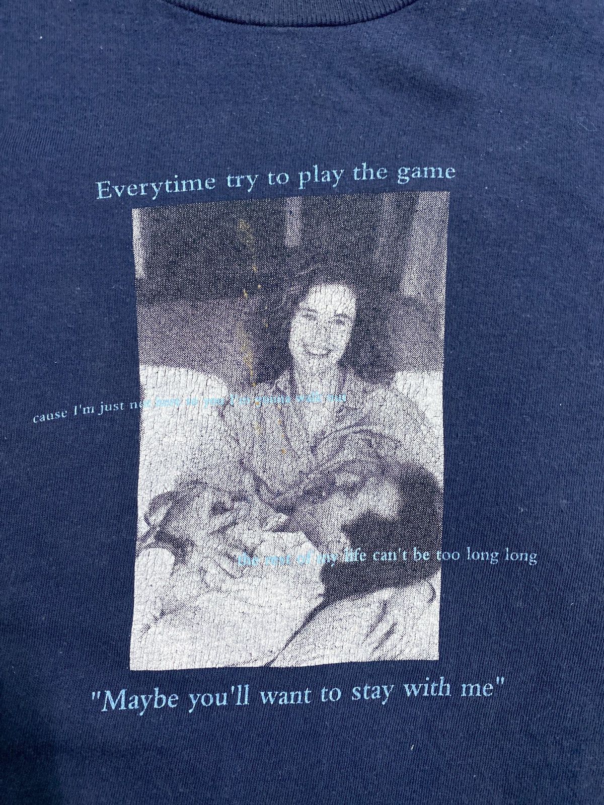 Vintage Vintage Rare Everytime Try to Play Photo Sexy Tshirt Size US S / EU 44-46 / 1 - 5 Thumbnail