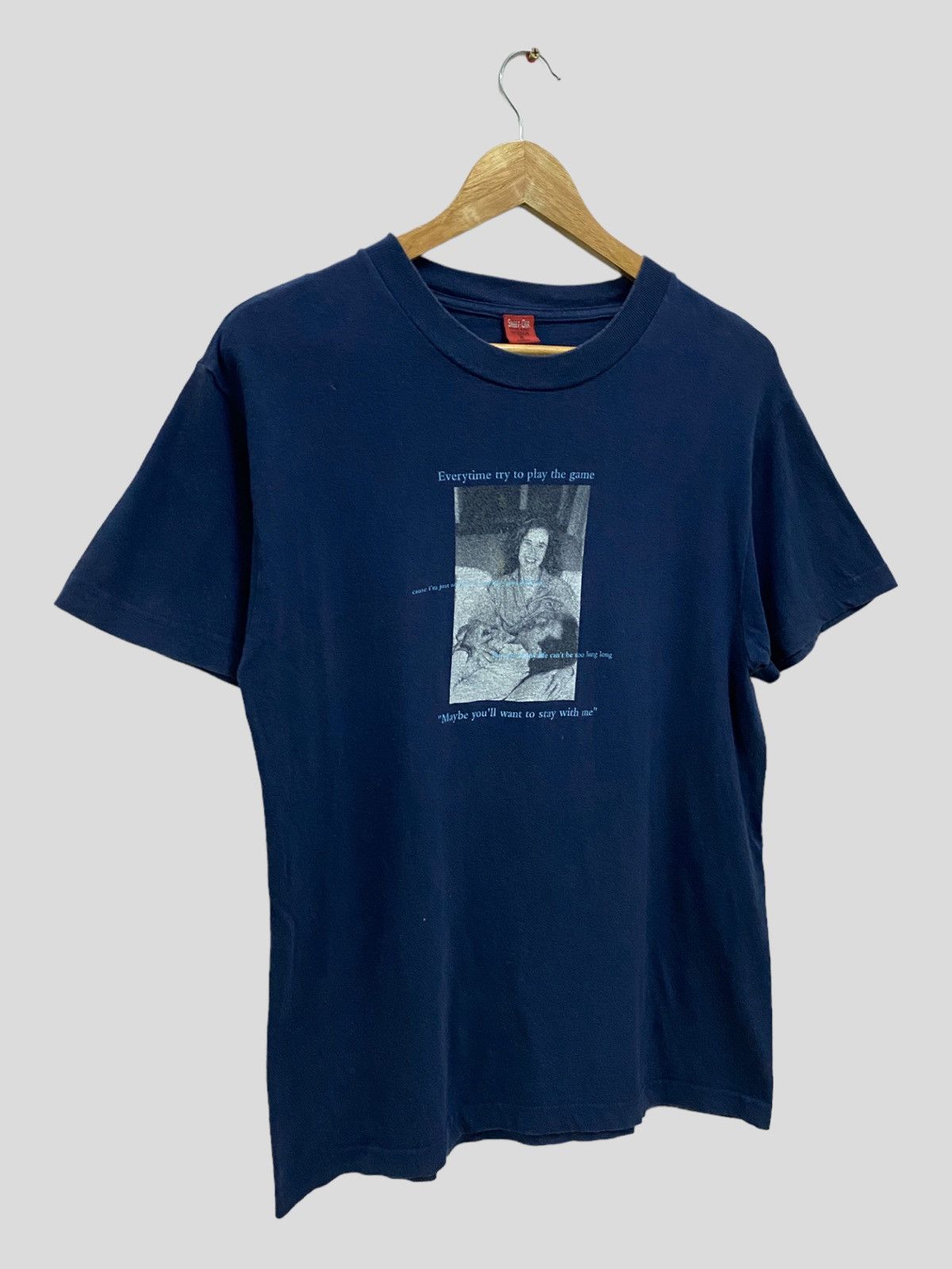 Vintage Vintage Rare Everytime Try to Play Photo Sexy Tshirt Size US S / EU 44-46 / 1 - 2 Thumbnail