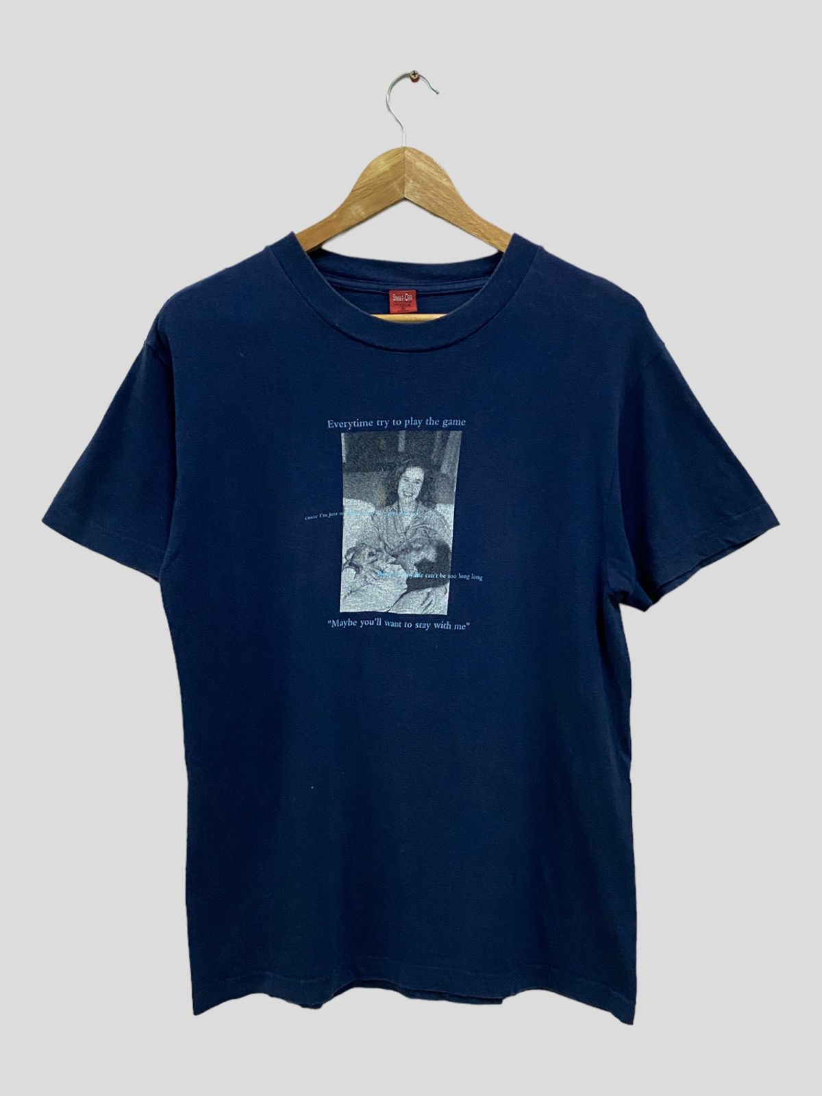 Vintage Vintage Rare Everytime Try to Play Photo Sexy Tshirt Size US S / EU 44-46 / 1 - 1 Thumbnail