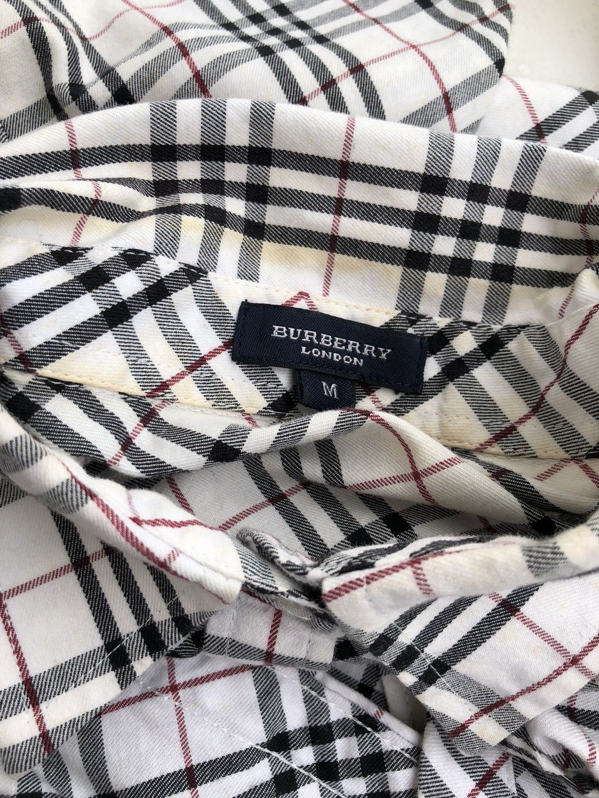 Burberry Vintage Burberry London Nova Check Plaid Button Shirts Size US M / EU 48-50 / 2 - 12 Thumbnail