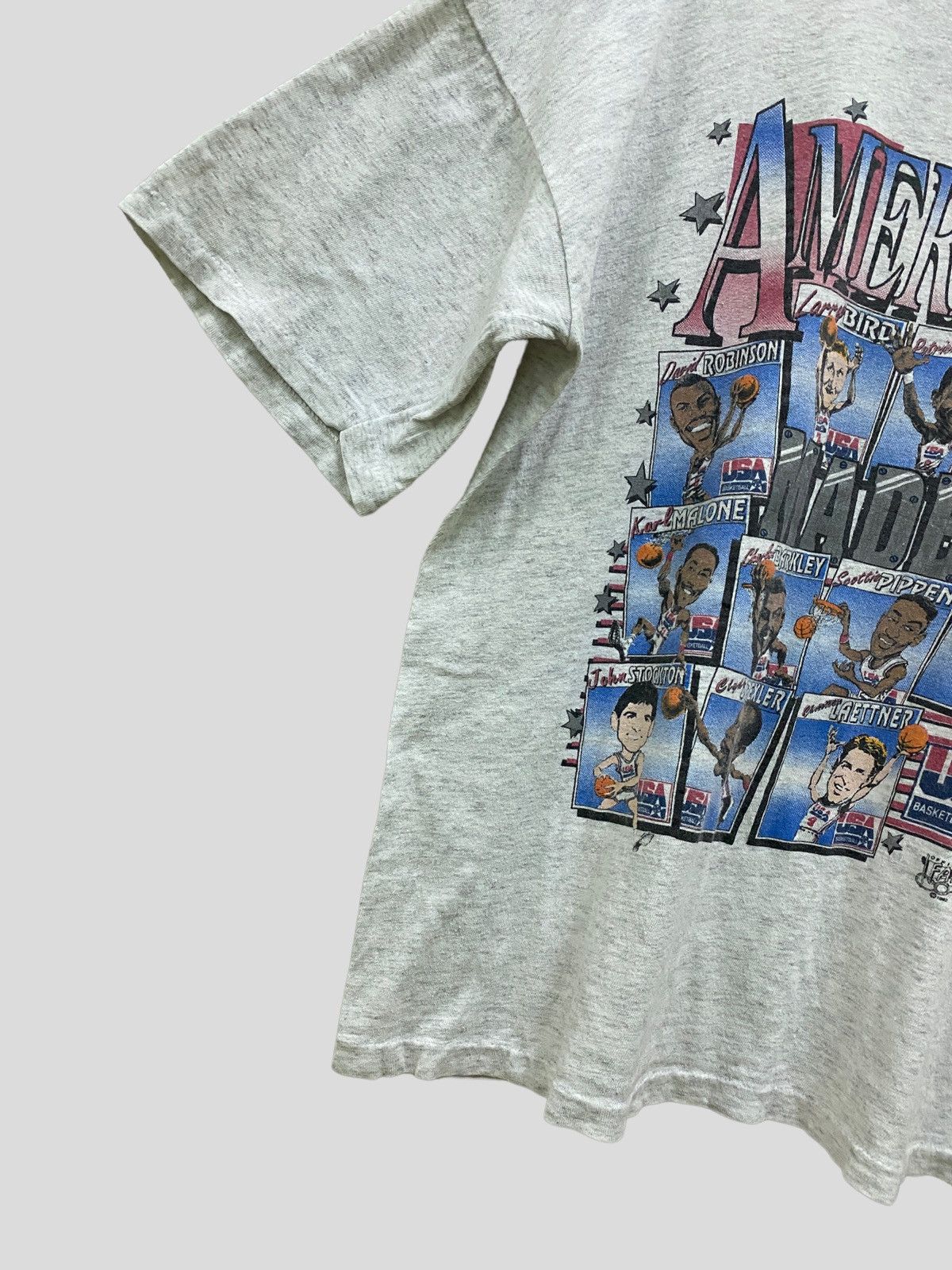 NBA VINTAGE 90s AMERICAN BASKETBALL SINGLE STITCH TSHIRT Size US L / EU 52-54 / 3 - 4 Thumbnail