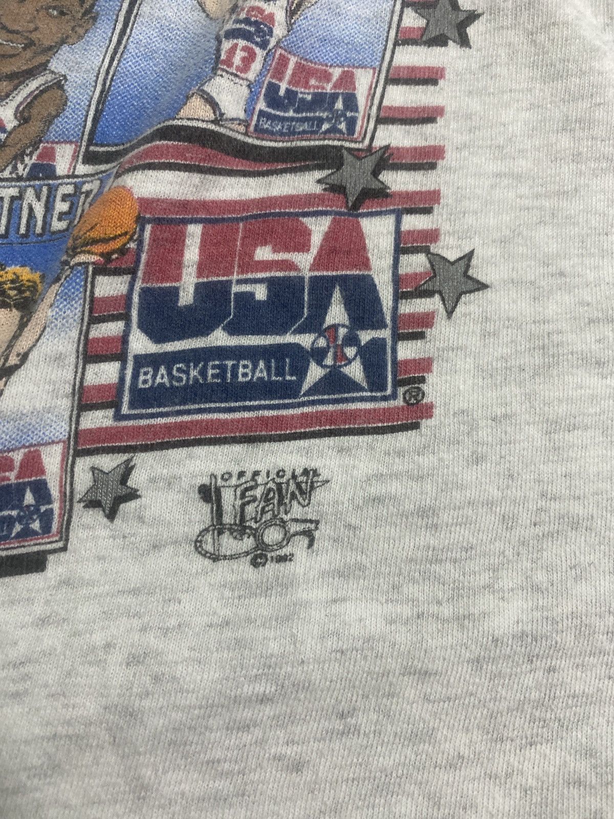 NBA VINTAGE 90s AMERICAN BASKETBALL SINGLE STITCH TSHIRT Size US L / EU 52-54 / 3 - 8 Thumbnail