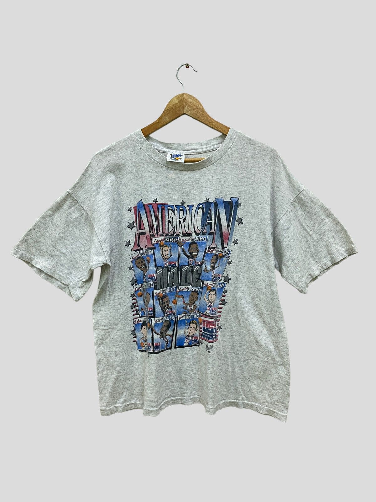NBA VINTAGE 90s AMERICAN BASKETBALL SINGLE STITCH TSHIRT Size US L / EU 52-54 / 3 - 1 Thumbnail