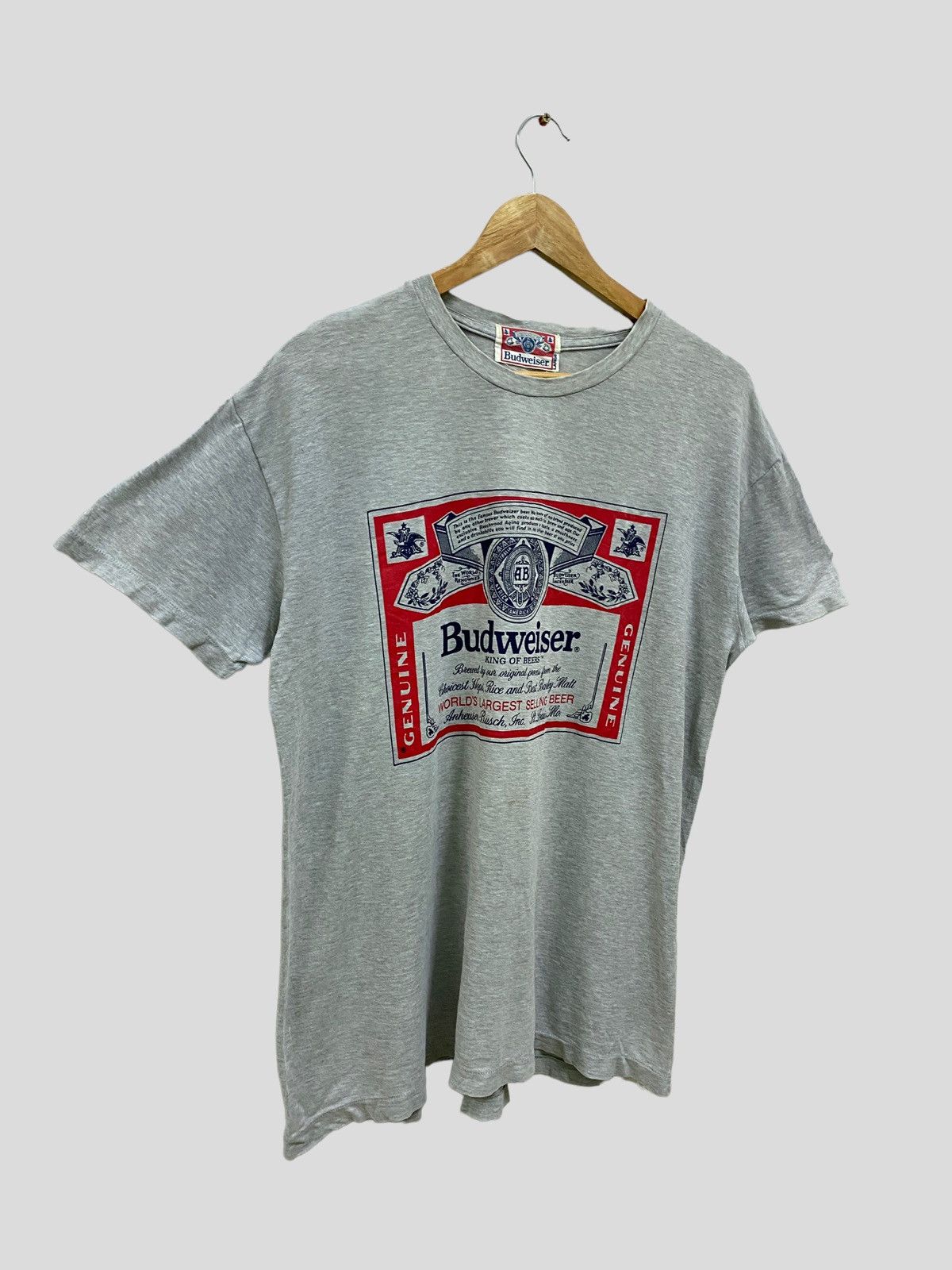 Budweiser VINTAGE BUDWEISER 🔥 RARE SINGLE STITCH TSHIRT Size US M / EU 48-50 / 2 - 3 Thumbnail