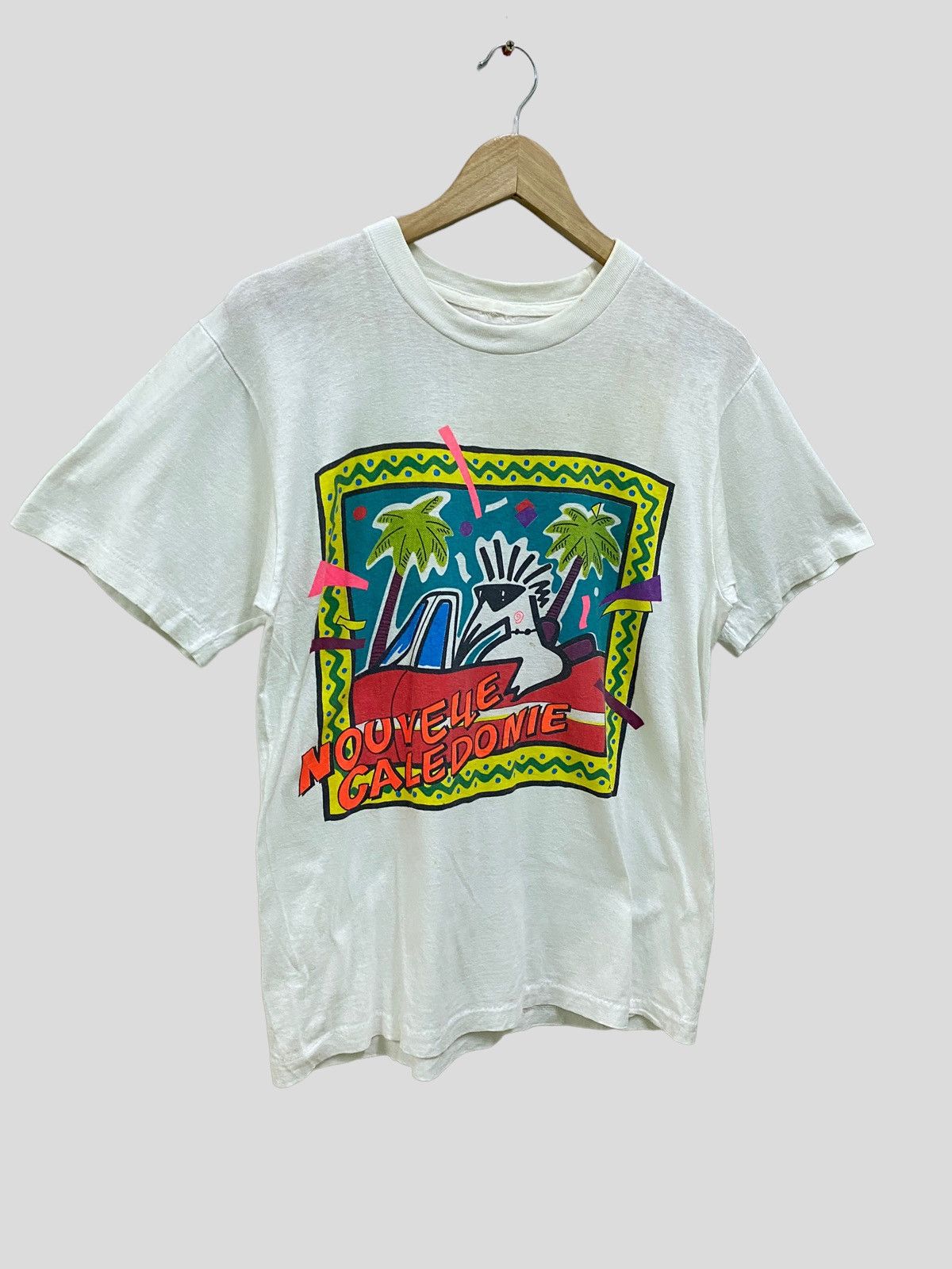 Vintage Vintage Nouvelle Caledonie Single Stitch TSHIRT Size US M / EU 48-50 / 2 - 3 Thumbnail