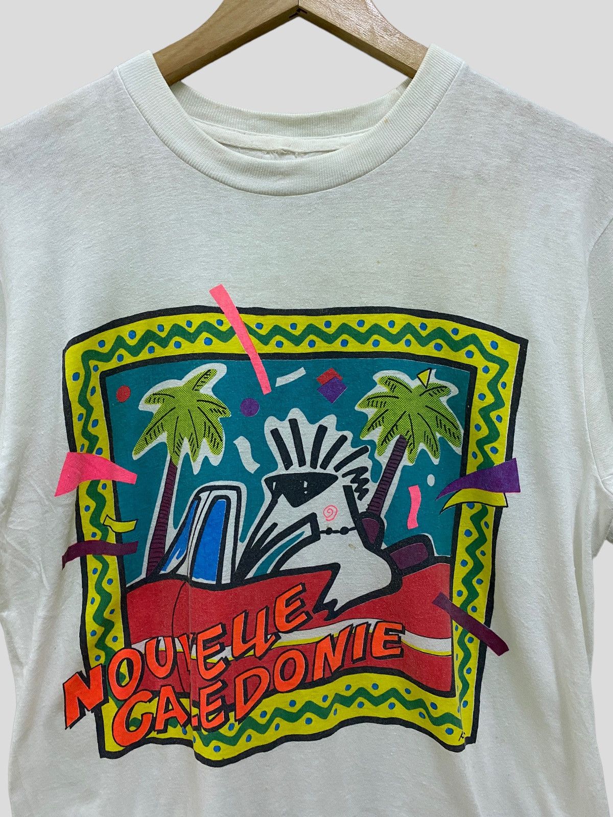 Vintage Vintage Nouvelle Caledonie Single Stitch TSHIRT Size US M / EU 48-50 / 2 - 5 Thumbnail
