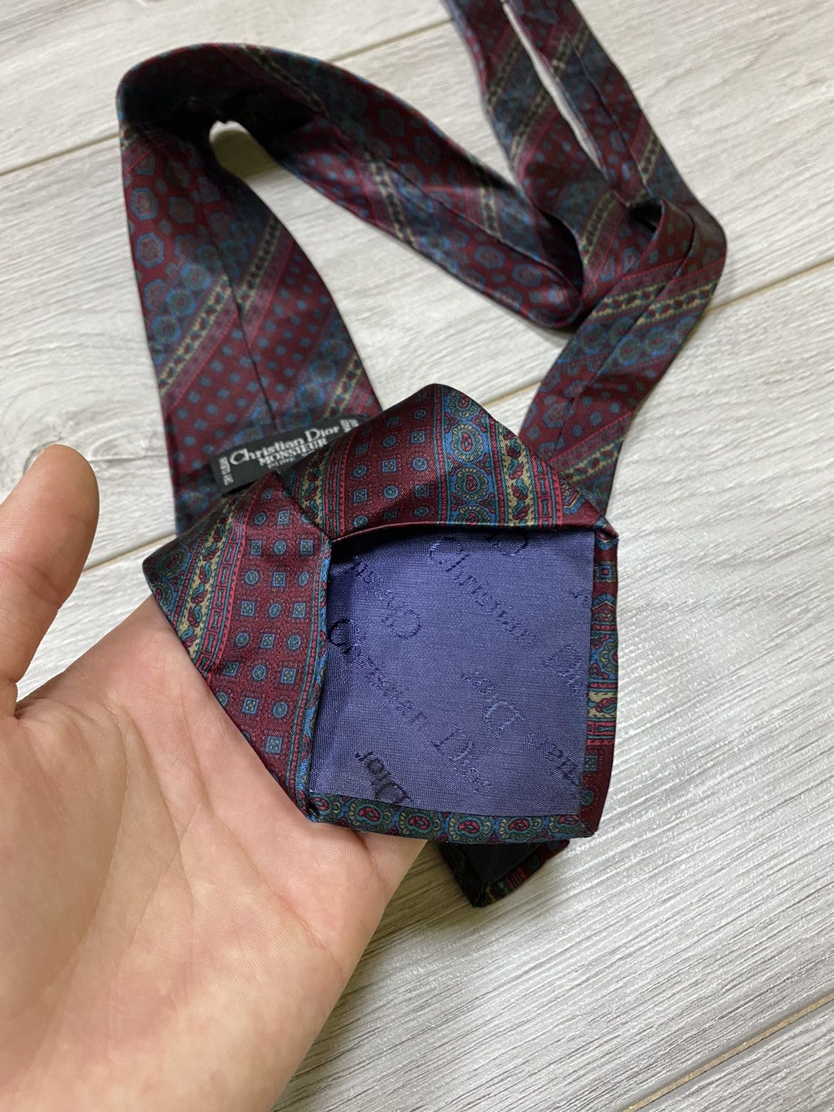 Christian Dior Monsieur Christian Dior Monsieur silk patterns tie Size ONE SIZE - 5 Thumbnail