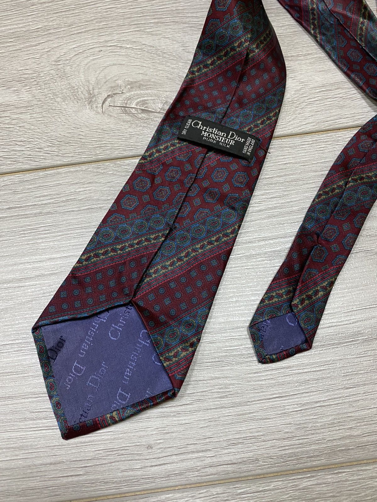 Christian Dior Monsieur Christian Dior Monsieur silk patterns tie Size ONE SIZE - 3 Thumbnail