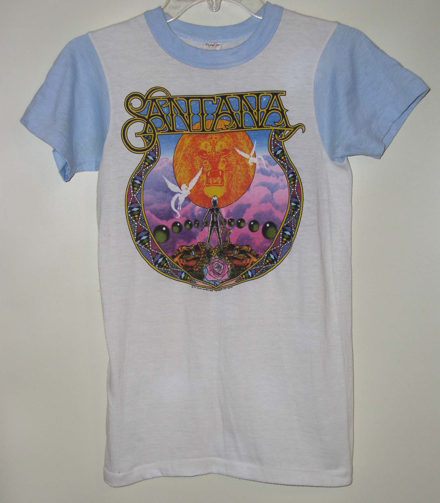 Santana Concert Tour T Shirt Vintage 1979 Olympus Tag Label