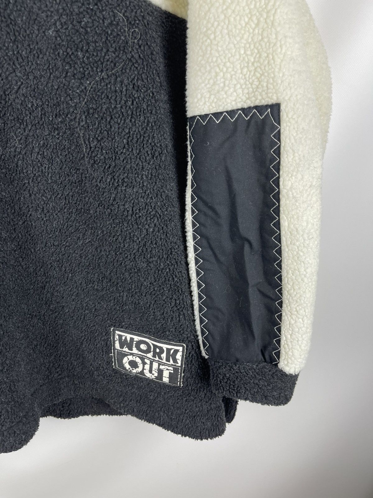 Japanese Brand Deep Pile blue ocean made in Italy 1/4 zipped jacket workout Size US M / EU 48-50 / 2 - 5 Thumbnail