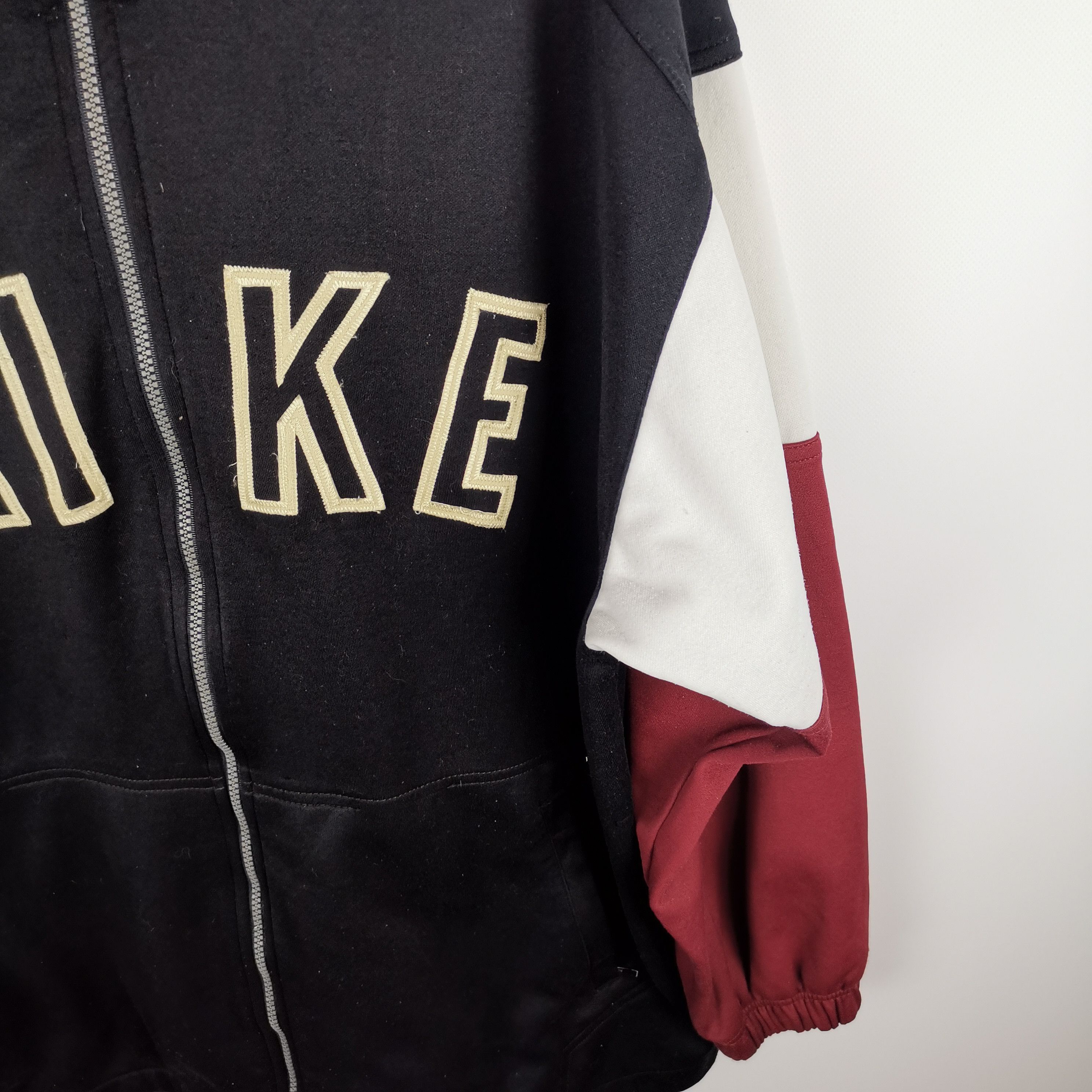 Nike Nike vintage 90s big logo swoosh track top jacket Size US XL / EU 56 / 4 - 5 Thumbnail