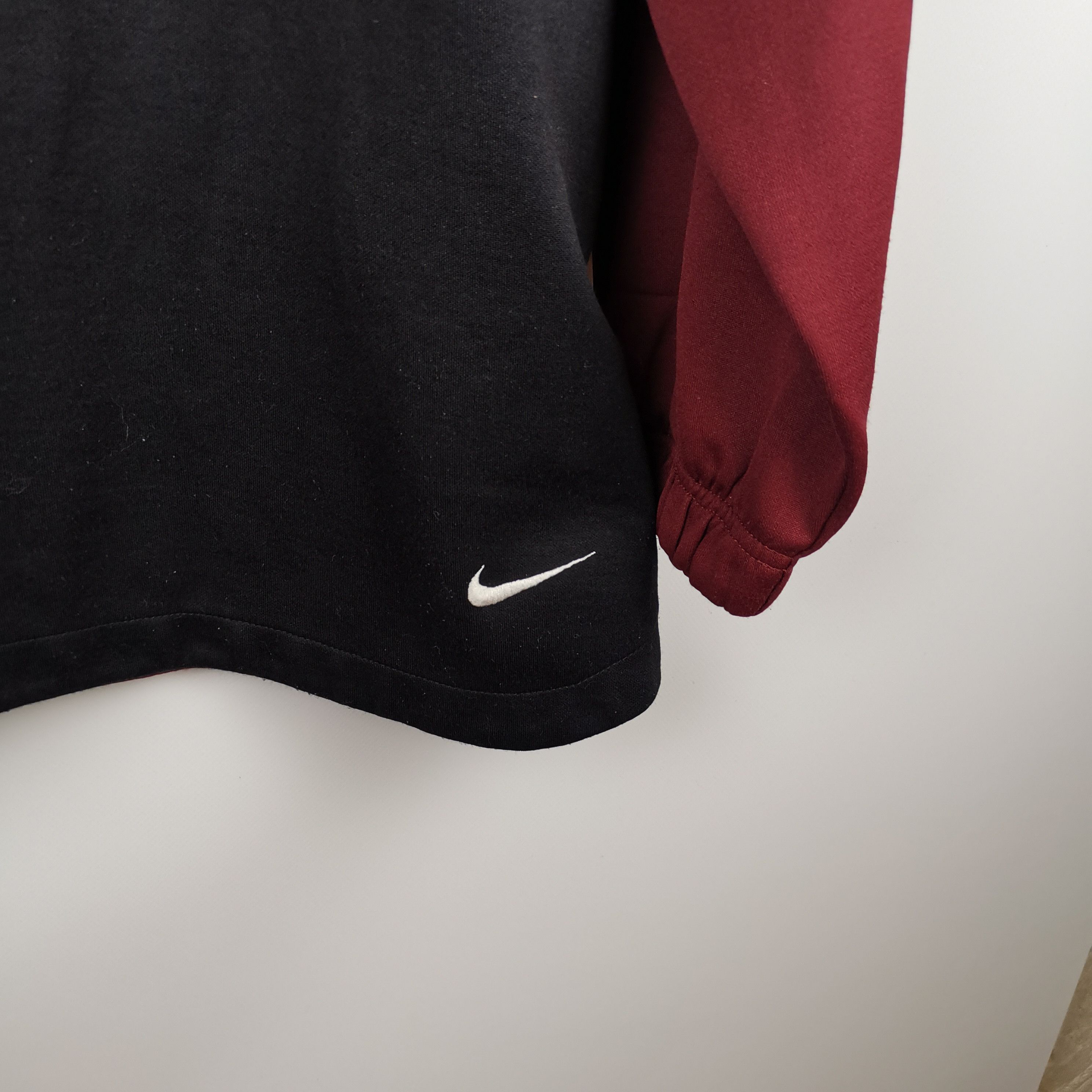 Nike Nike vintage 90s big logo swoosh track top jacket Size US XL / EU 56 / 4 - 7 Thumbnail