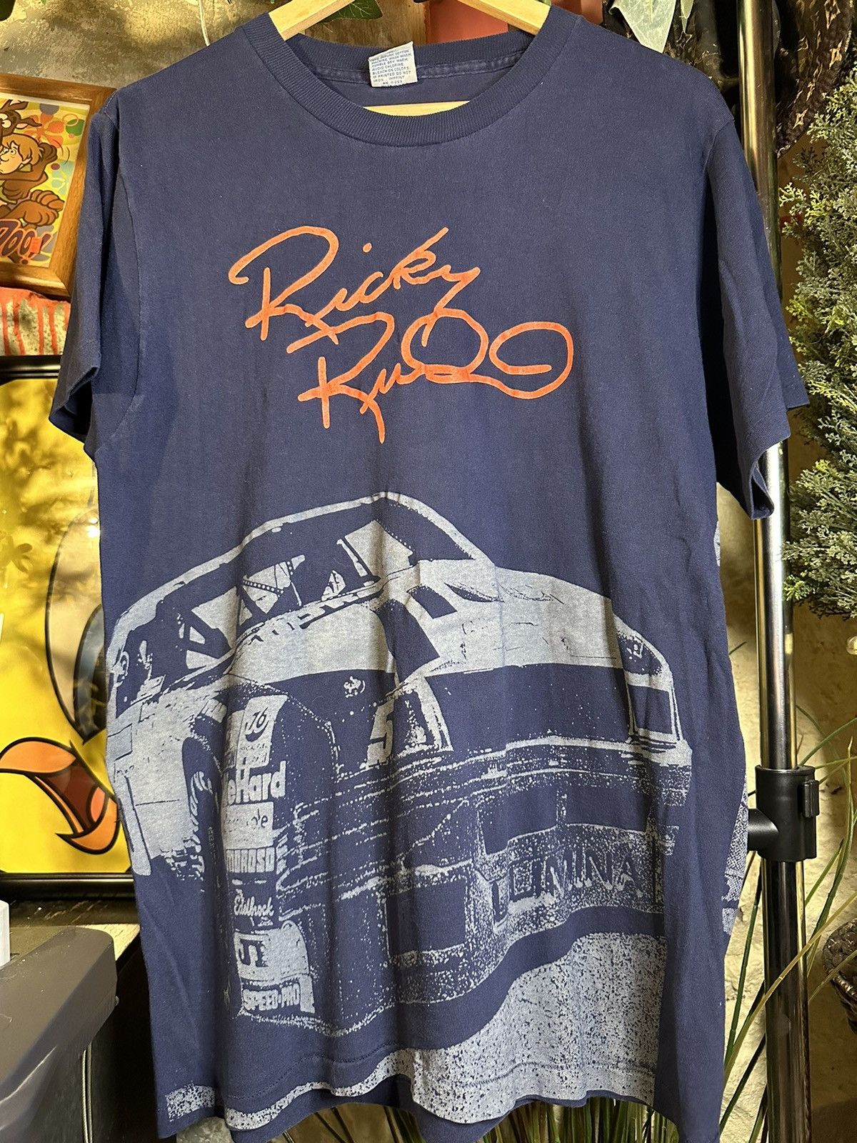 NASCAR × Vintage Rare Vintage 1992 Nascar All Over Print Promo Tshirt Size US XL / EU 56 / 4 - 3 Thumbnail