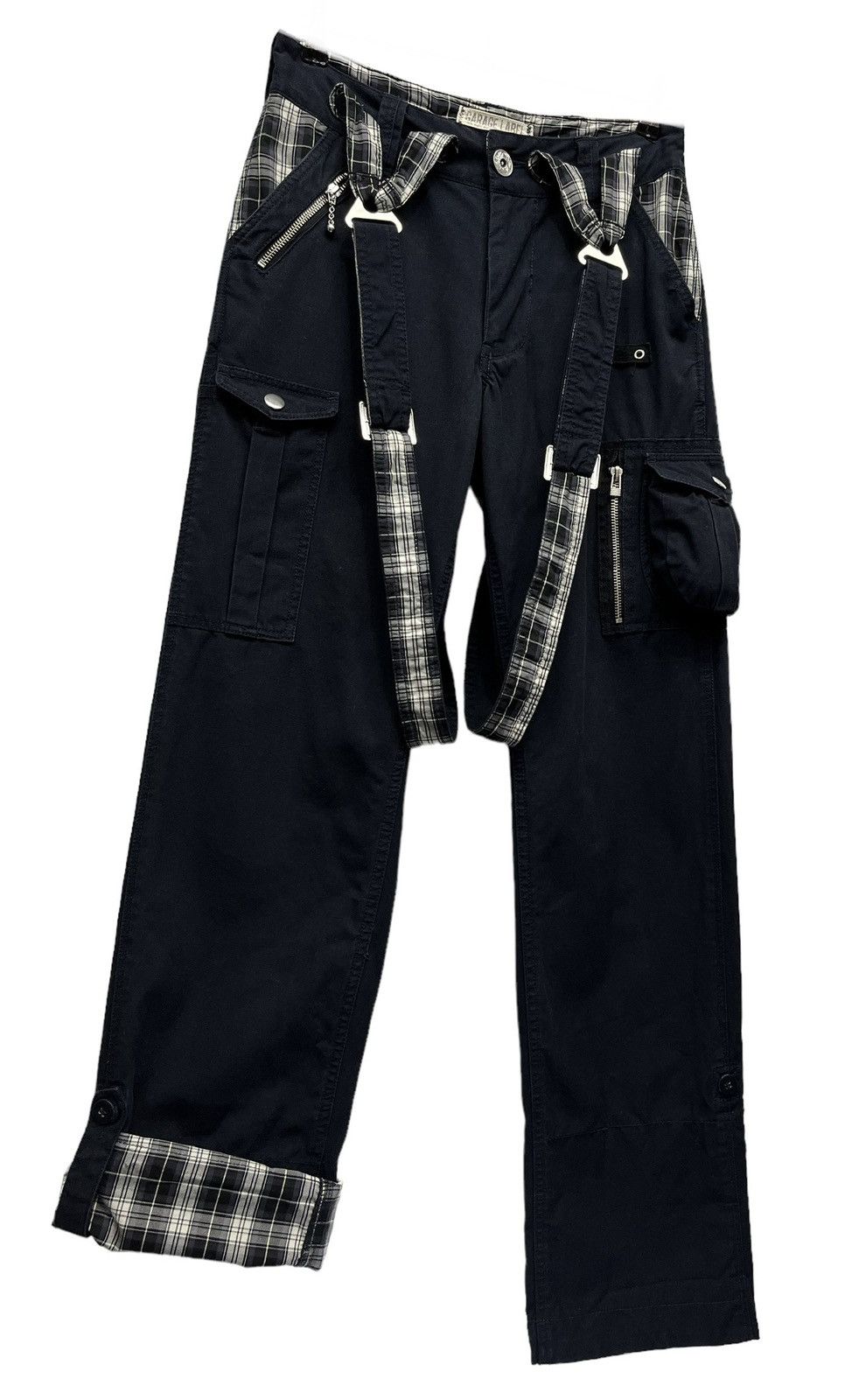 Japanese Brand 🔥90’s GARAGE Punk Bondage Suspender Overall Cargo Size US 28 / EU 44 - 3 Thumbnail