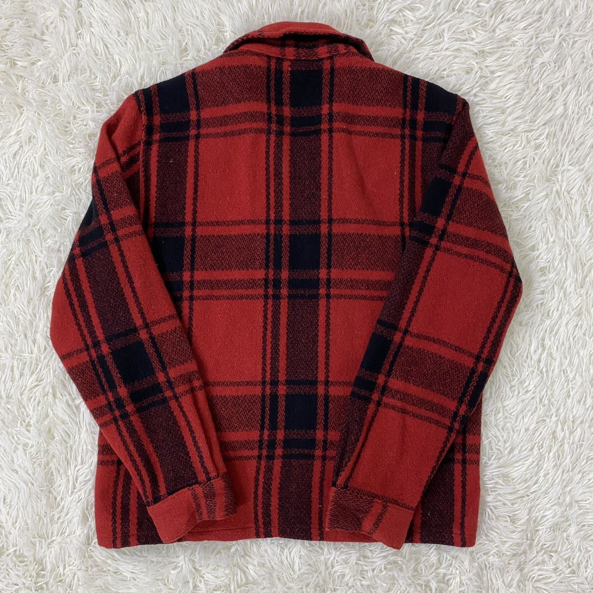 Vintage ONE O ONE WORKWEAR WOOL TARTAN DESIGN ZIPPER JACKET Size US M / EU 48-50 / 2 - 3 Thumbnail
