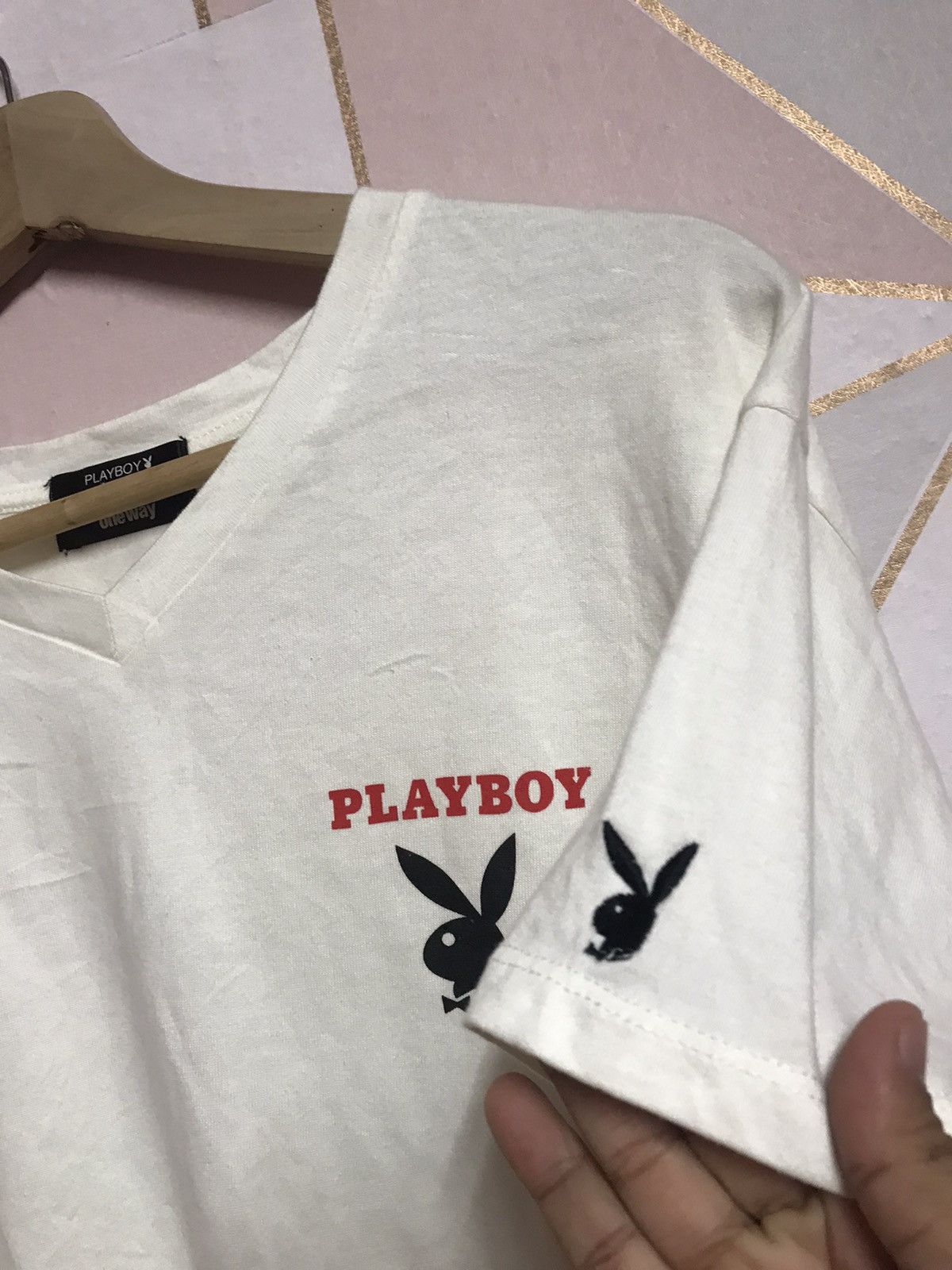 Playboy Playboy Bunny X Oneway Tshirt Short Sleeve Pullover Size M / US 6-8 / IT 42-44 - 4 Thumbnail