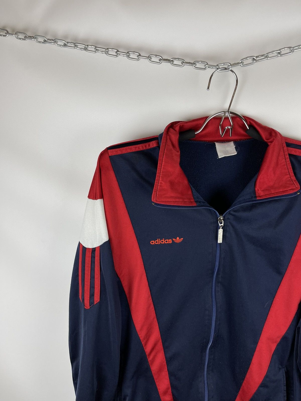 Adidas Adidas vintage 80s made in England track top jacket Size US S / EU 44-46 / 1 - 2 Thumbnail