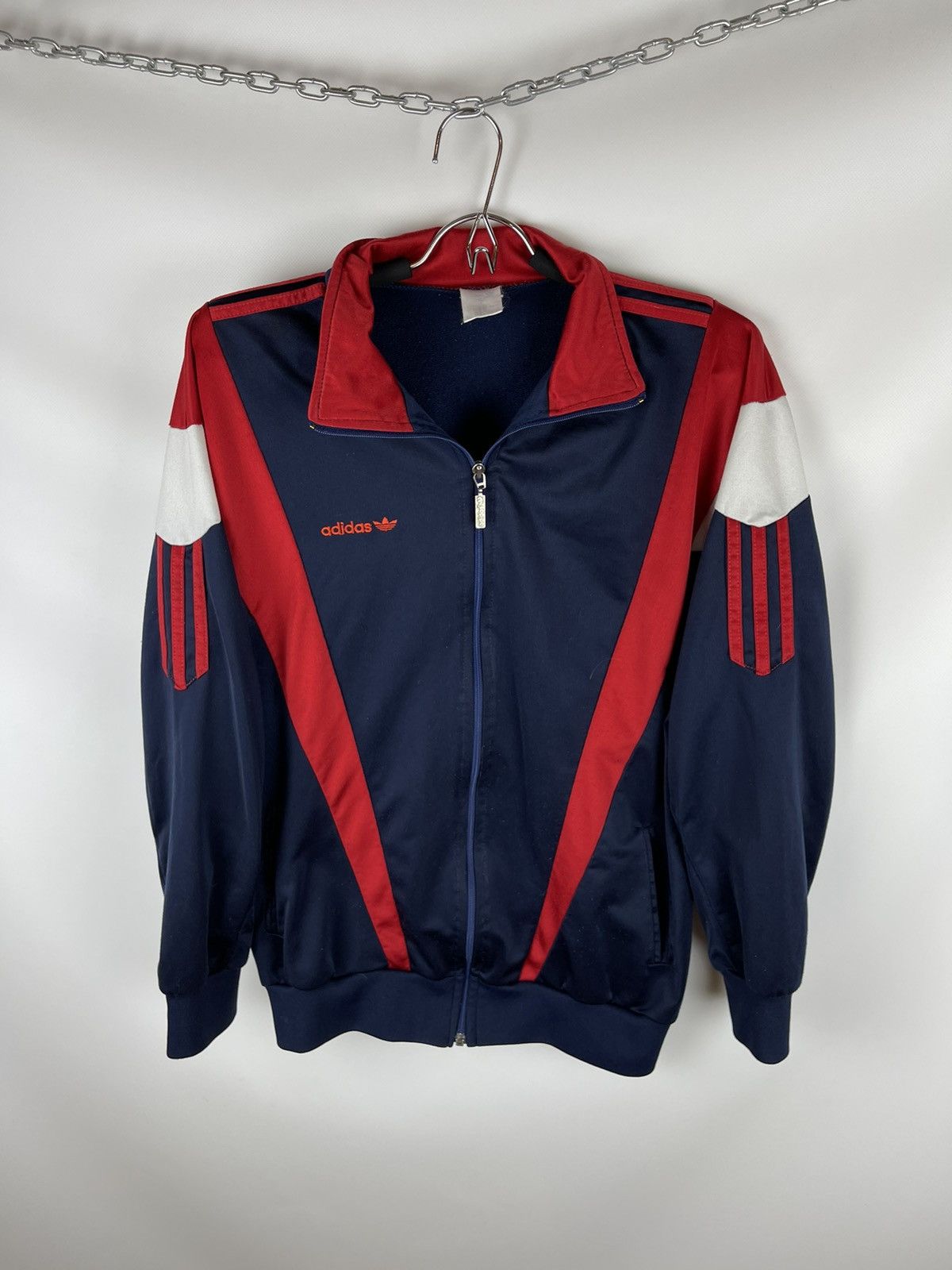 Adidas Adidas vintage 80s made in England track top jacket Size US S / EU 44-46 / 1 - 1 Thumbnail
