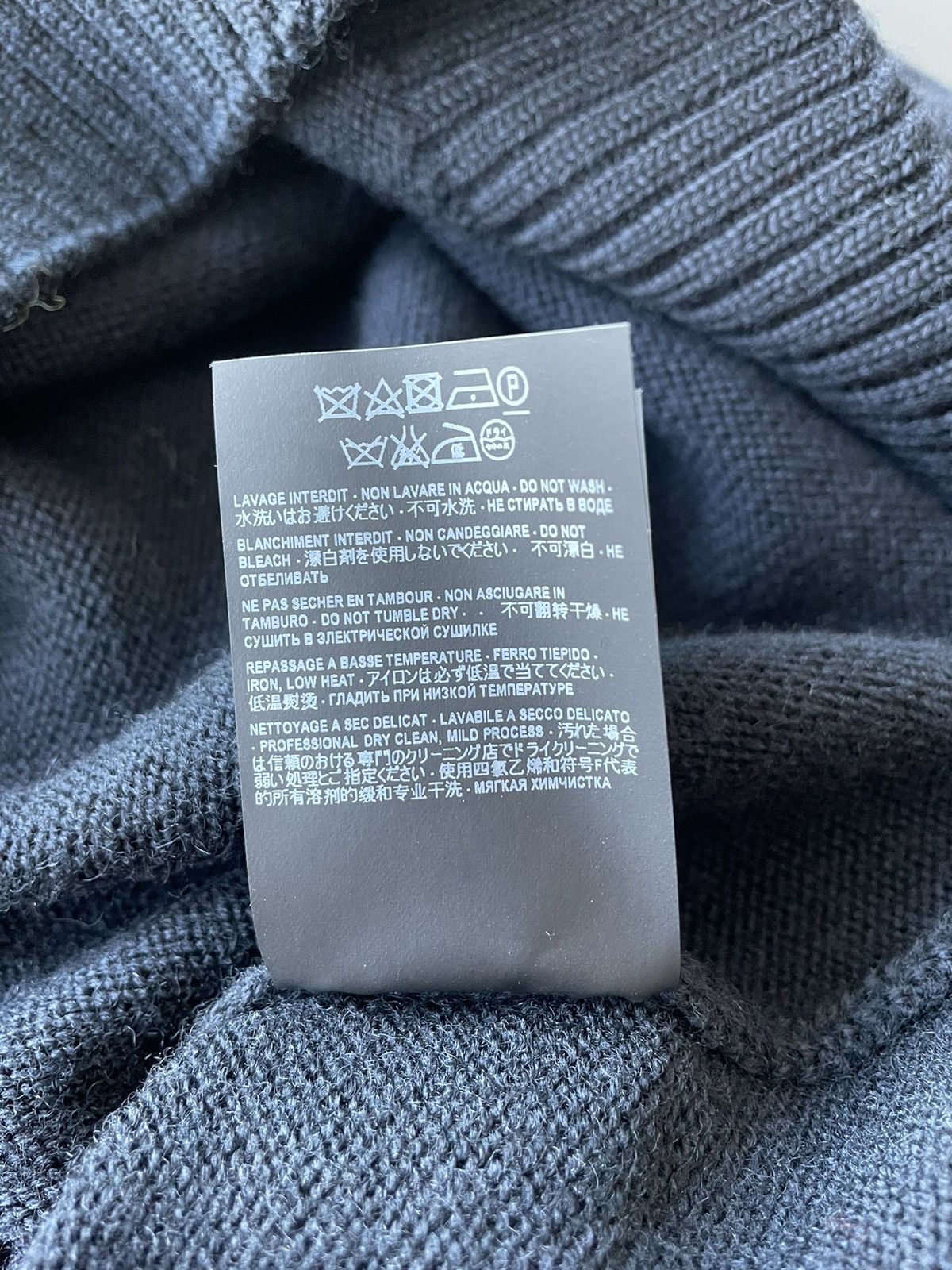 Saint Laurent Paris × Yves Saint Laurent Limited Brand New Runway Virgin Wool University Sweater Size US XL / EU 56 / 4 - 8 Thumbnail