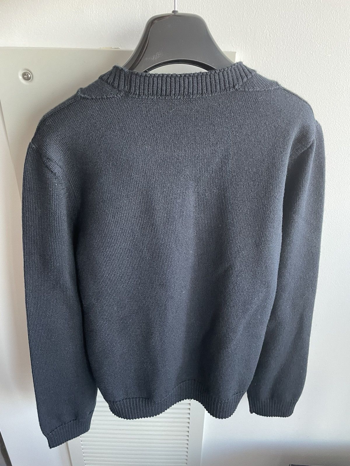 Saint Laurent Paris × Yves Saint Laurent Limited Brand New Runway Virgin Wool University Sweater Size US XL / EU 56 / 4 - 17 Thumbnail