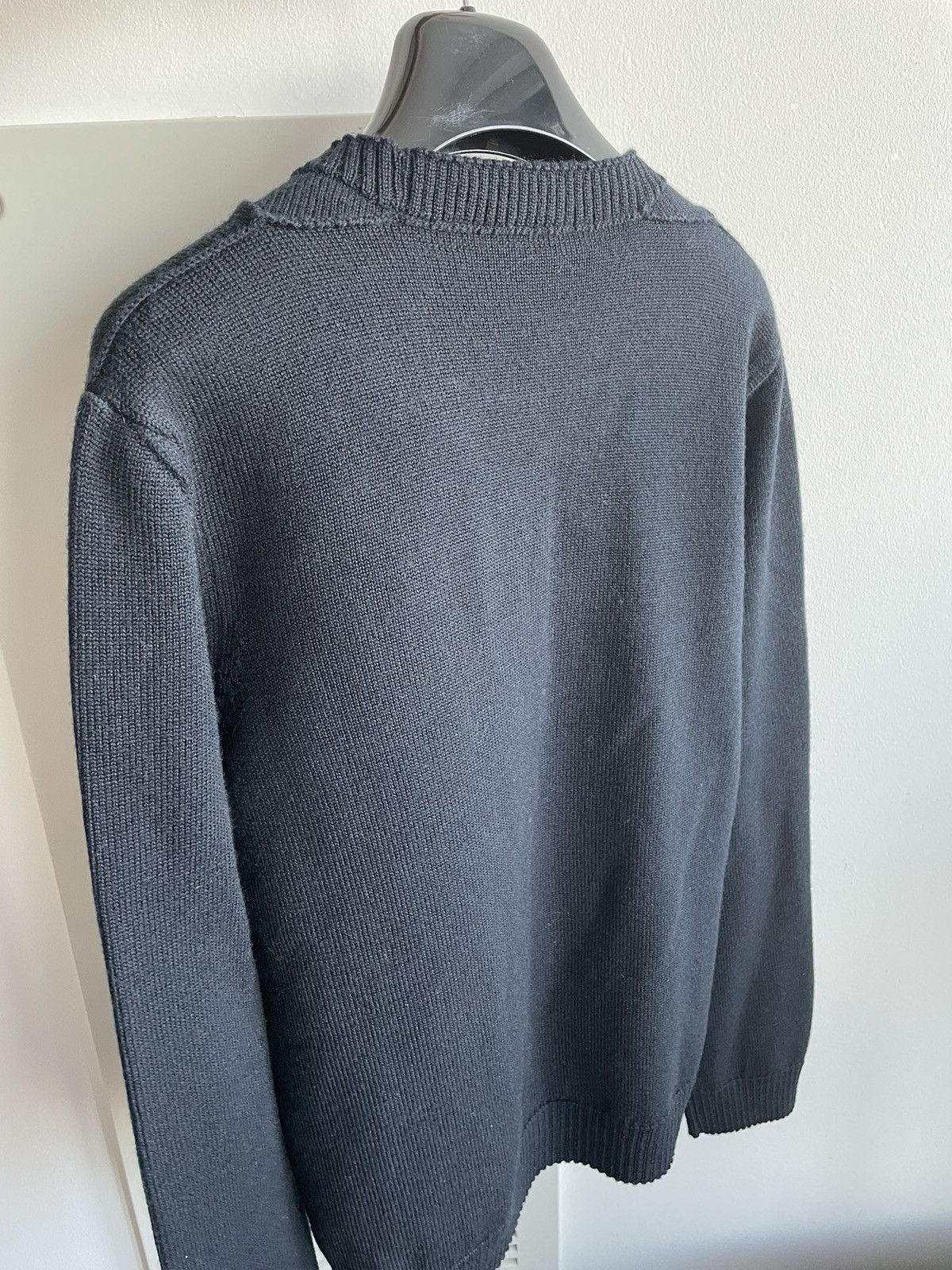 Saint Laurent Paris × Yves Saint Laurent Limited Brand New Runway Virgin Wool University Sweater Size US XL / EU 56 / 4 - 16 Thumbnail