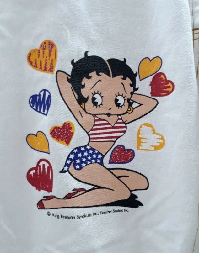 Cartoon Network Betty Boop Jeans Size 27" / US 4 / IT 40 - 6 Thumbnail