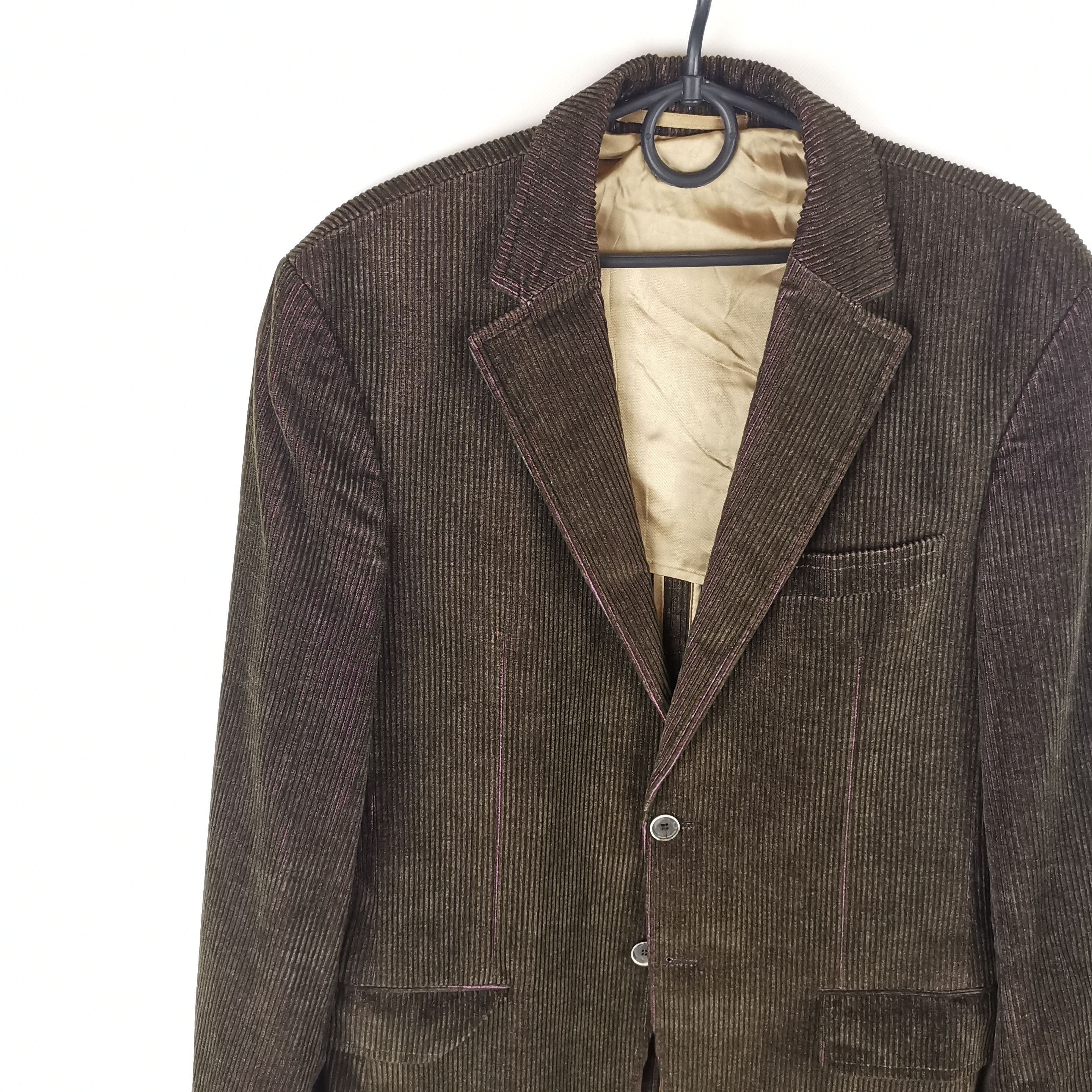 TONI GARD Toni Gard airweight brown corduroy classic blazer size 46 Size 46R - 2 Thumbnail