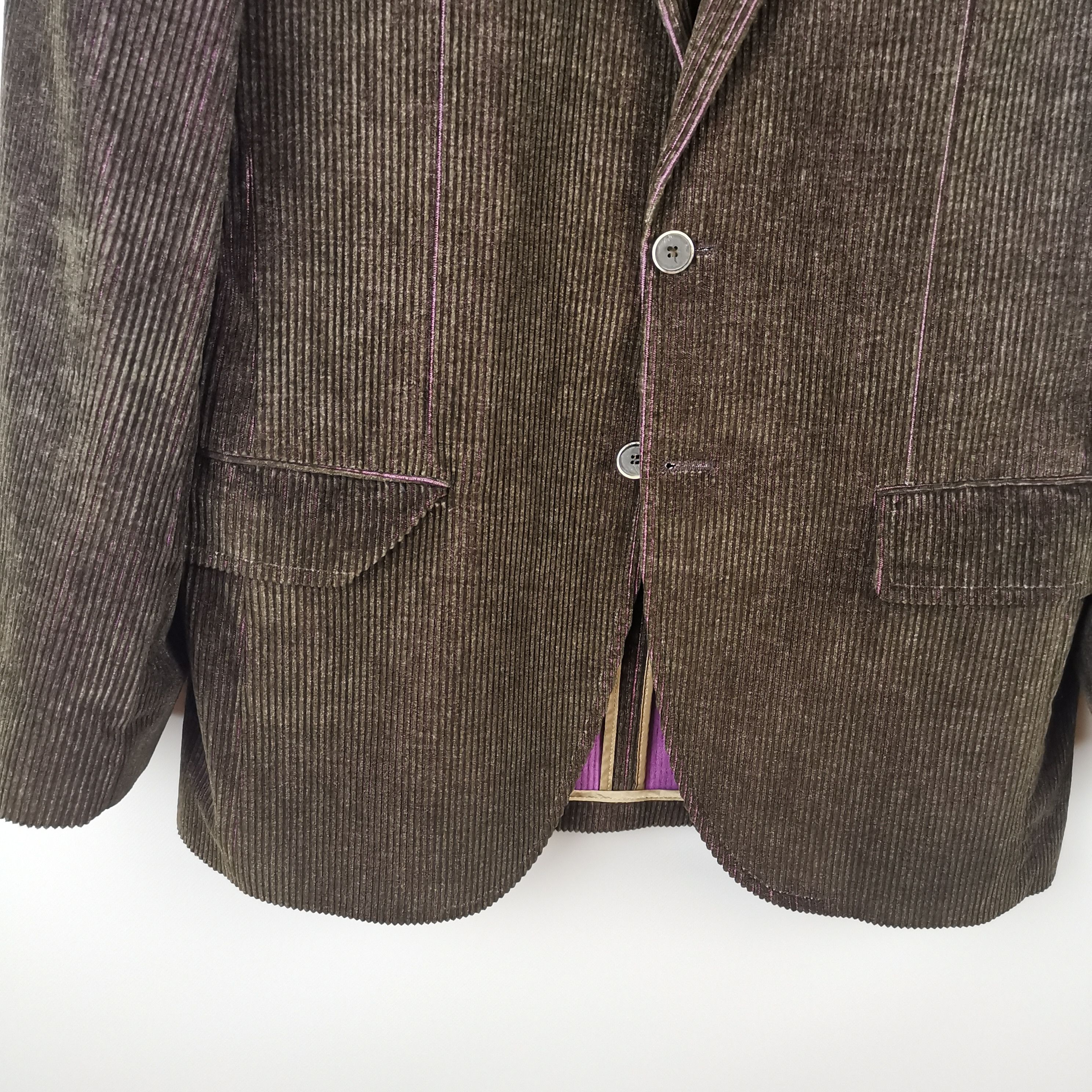 TONI GARD Toni Gard airweight brown corduroy classic blazer size 46 Size 46R - 4 Thumbnail