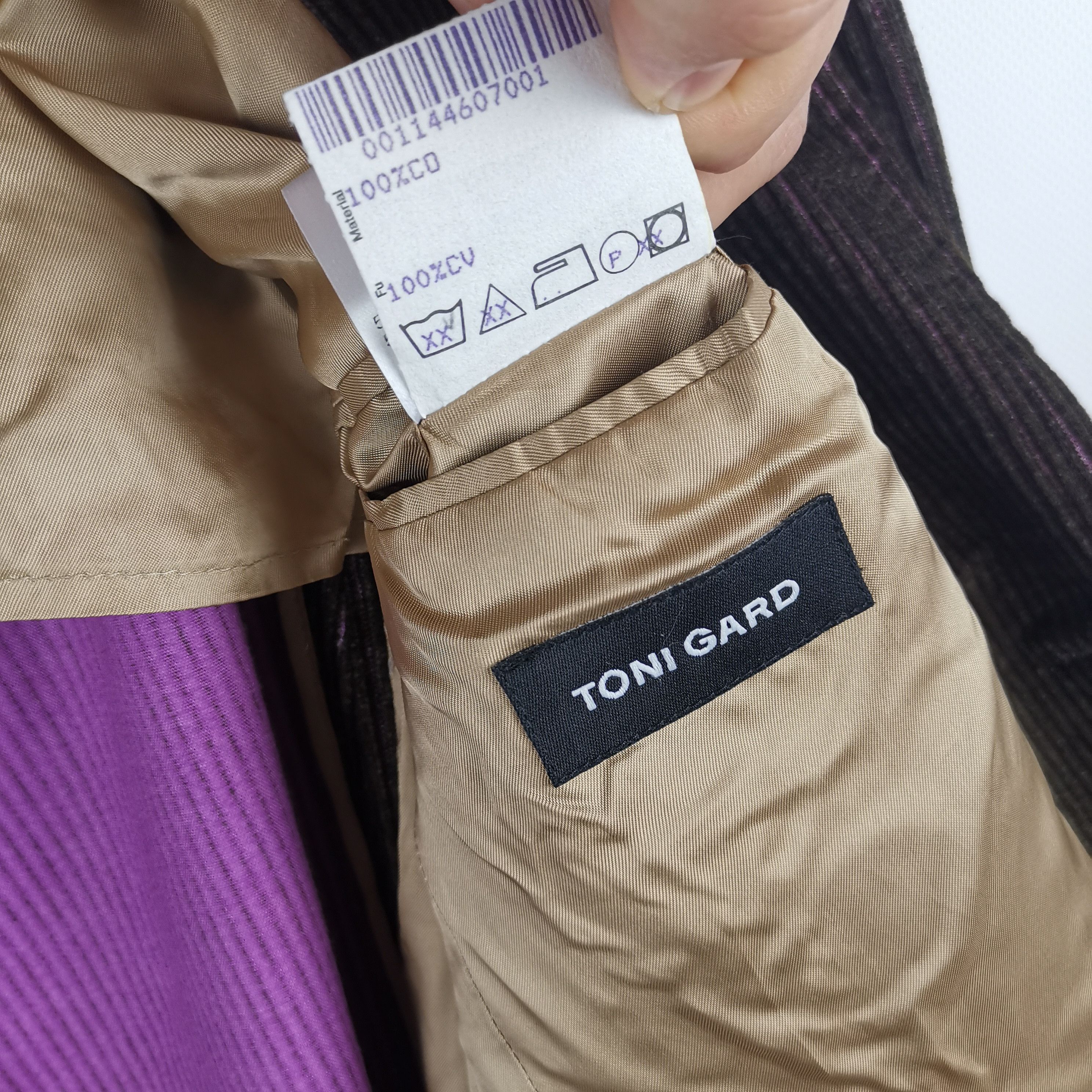 TONI GARD Toni Gard airweight brown corduroy classic blazer size 46 Size 46R - 6 Thumbnail