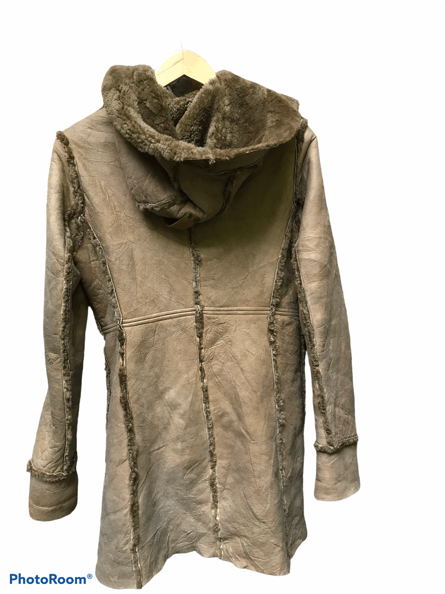 Hysteric Glamour Hysteric Glamour Leather Shearling Hooded Warm Jacket Size XS / US 0-2 / IT 36-38 - 2 Thumbnail