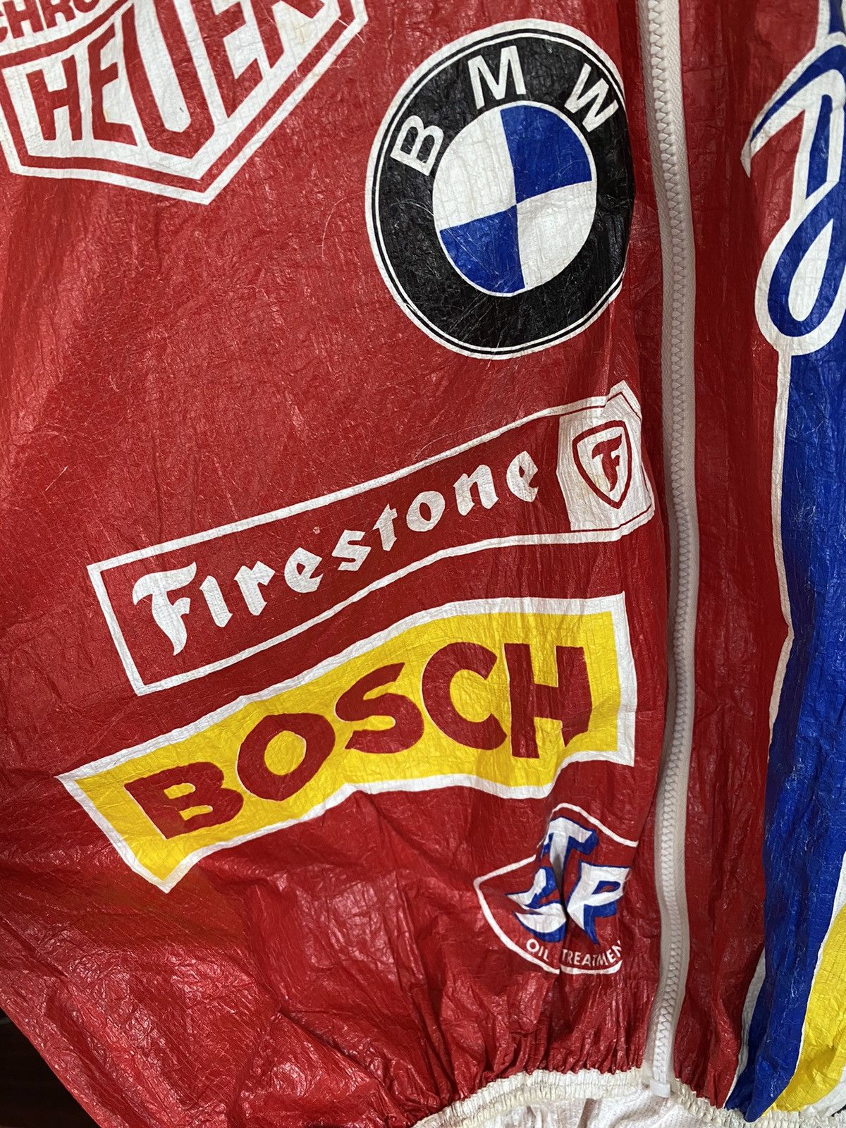 BMW Very Rare Vintage 1970s BMW Racing Jacket Bosch Mercedes Size US M / EU 48-50 / 2 - 3 Thumbnail