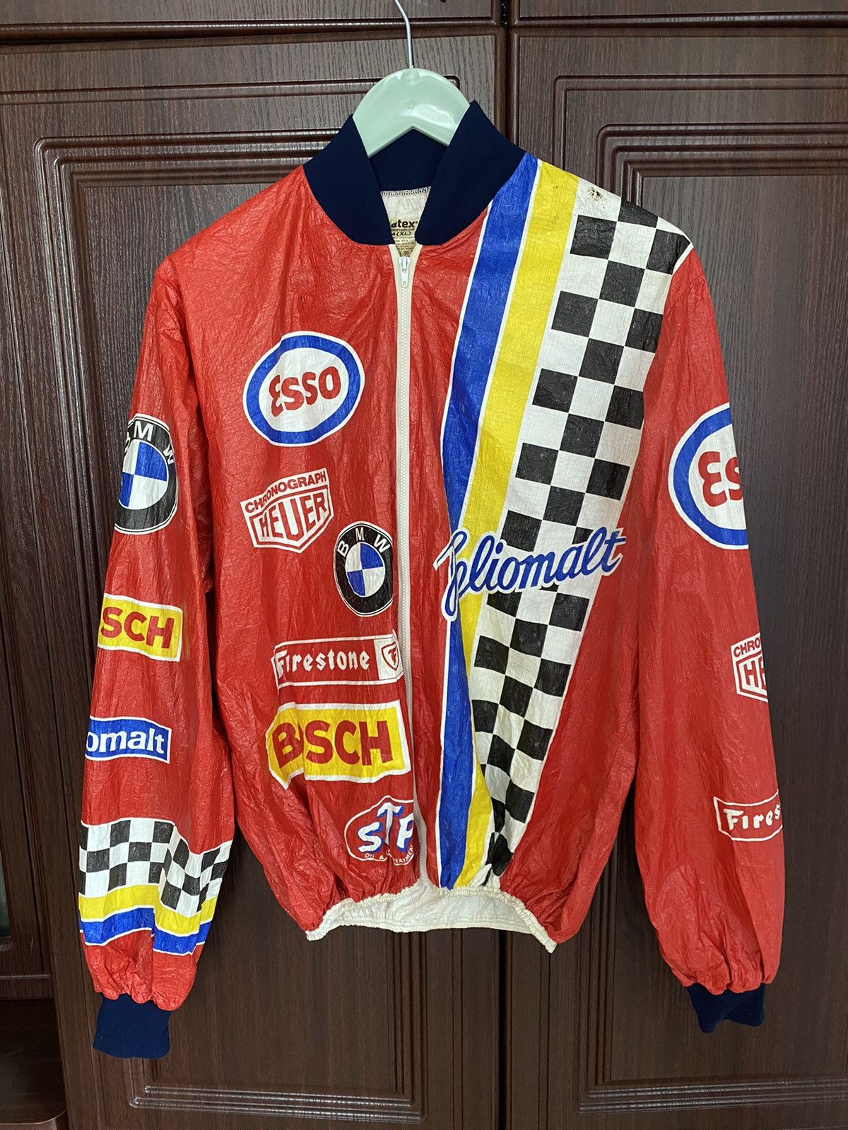BMW Very Rare Vintage 1970s BMW Racing Jacket Bosch Mercedes Size US M / EU 48-50 / 2 - 1 Thumbnail