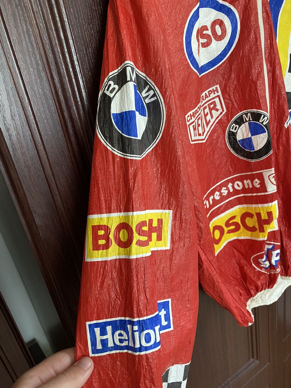 BMW Very Rare Vintage 1970s BMW Racing Jacket Bosch Mercedes Size US M / EU 48-50 / 2 - 4 Thumbnail