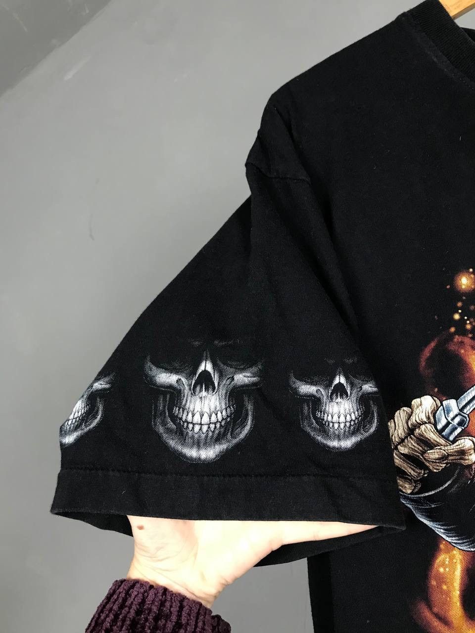 Vintage Skulls vintage rock overprinted tee Size US XL / EU 56 / 4 - 6 Thumbnail
