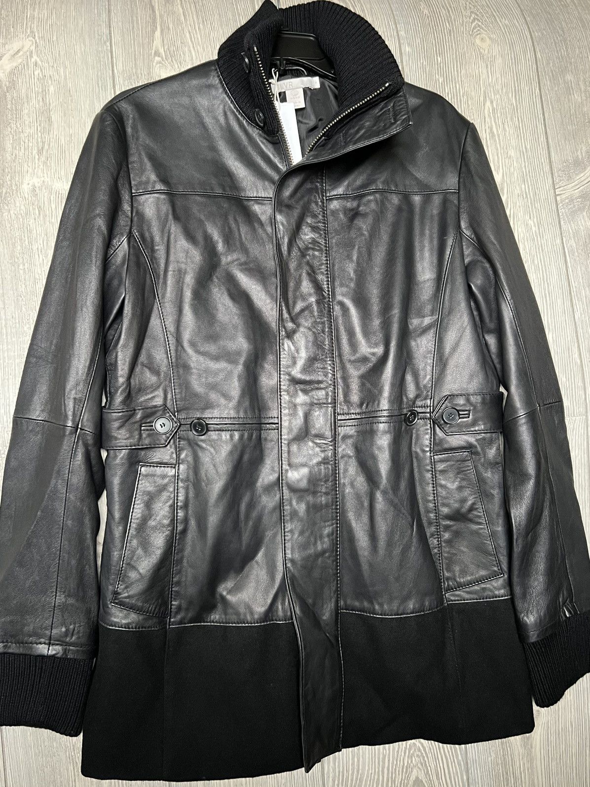 Adidas Unisex Lambskin & Wool Leather 2012 ADIDAS SLVR RICK Size US S / EU 44-46 / 1 - 9 Thumbnail