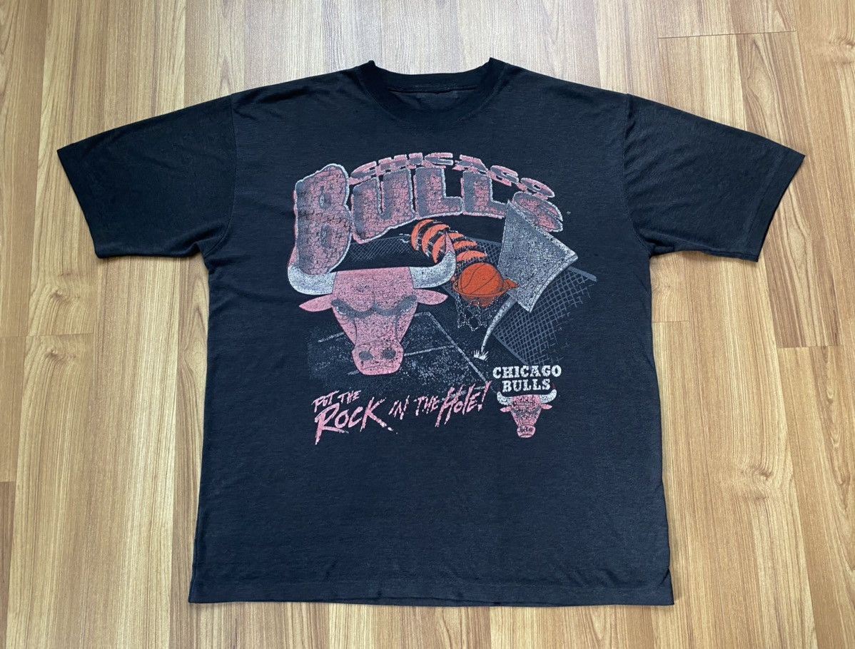 Vintage Put The Rock In The Hole T Shirt Mikel Jordan Tee