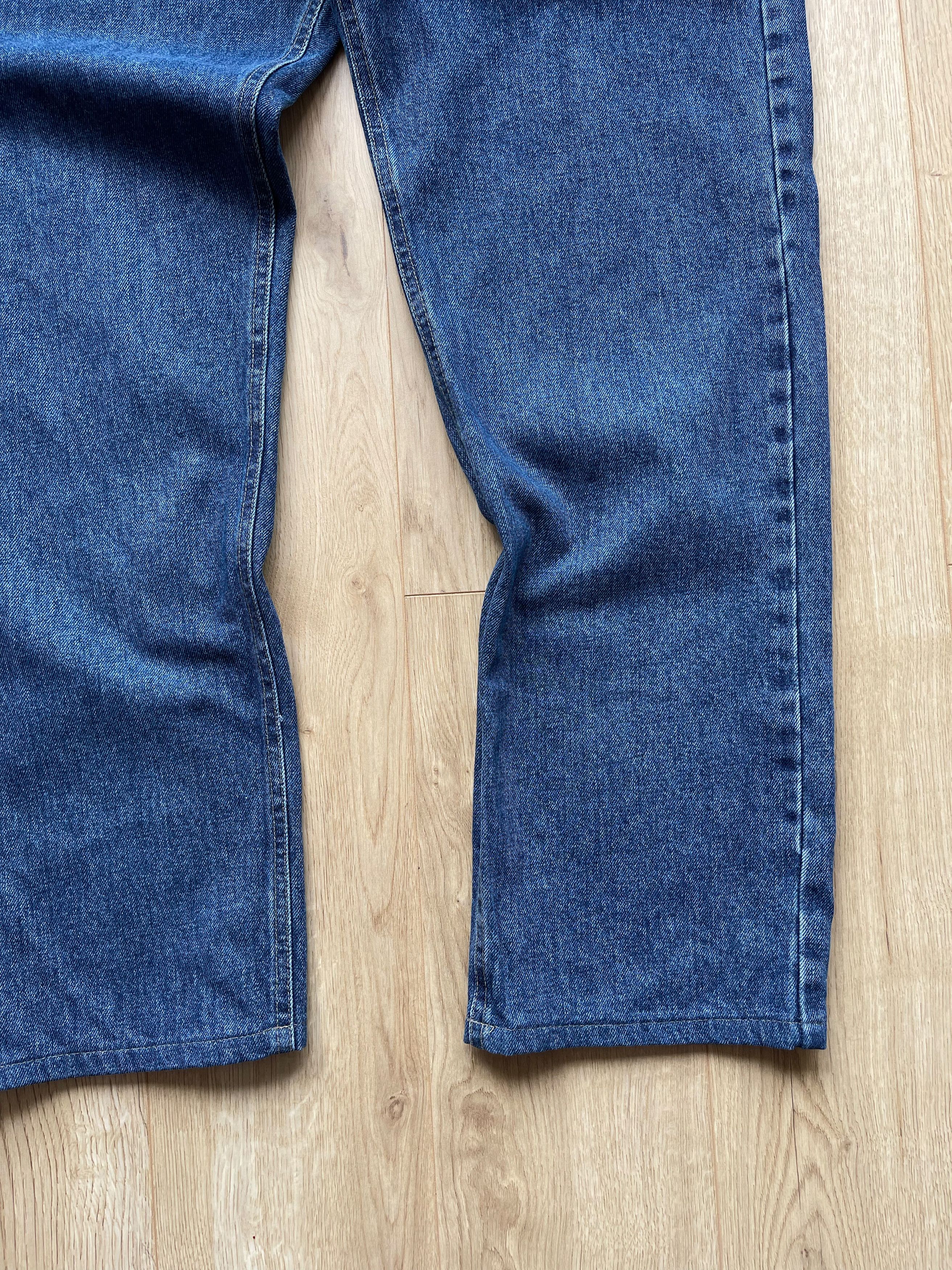 Armani × Giorgio Armani × Vintage Vintage Armani Jeans Blue Washed Denim Pants 34 Size US 34 / EU 50 - 3 Thumbnail