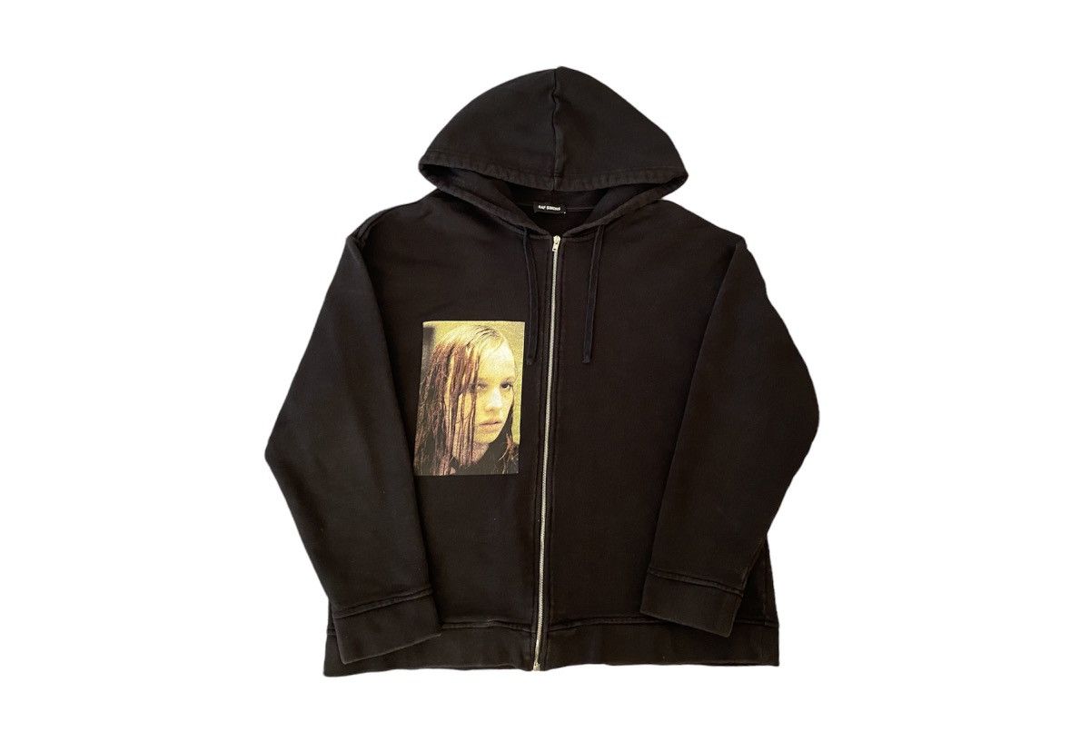 RAF SIMONS ジップパーカー Christiane F.