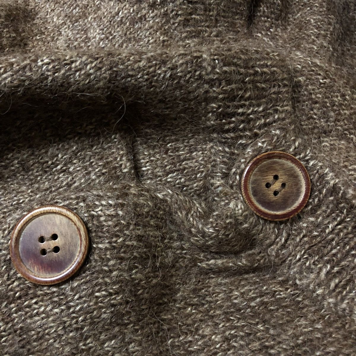 Issey Miyake × Sunao Kuwahara Sunao Kuwahara Mixed Knit Cardigan sheer and chunky alpaca Size M / US 6-8 / IT 42-44 - 14 Thumbnail