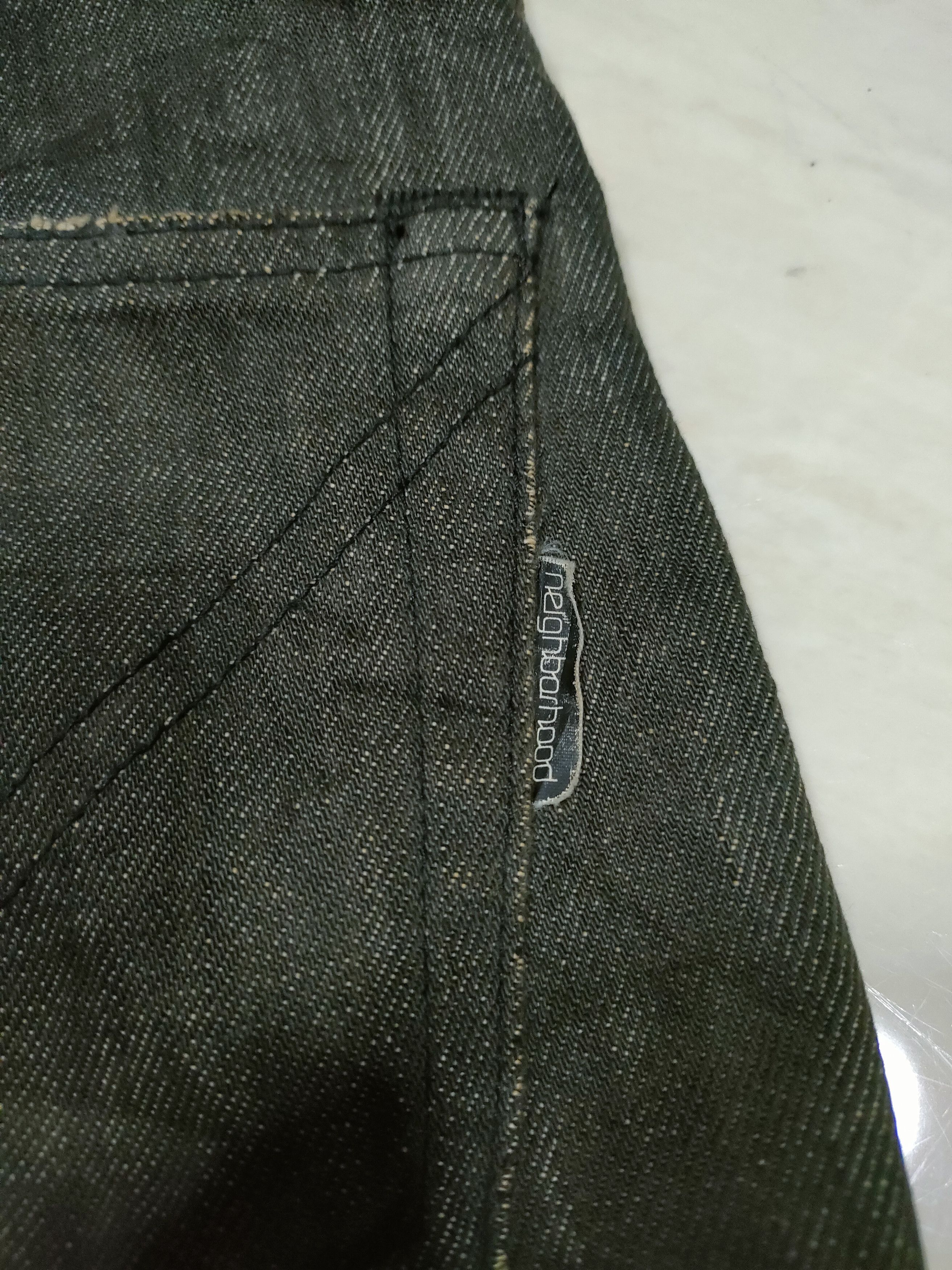 If Six Was Nine × Japanese Brand × Neighborhood Distressed NBHD Selvedge Jeans Size US 35 - 3 Thumbnail