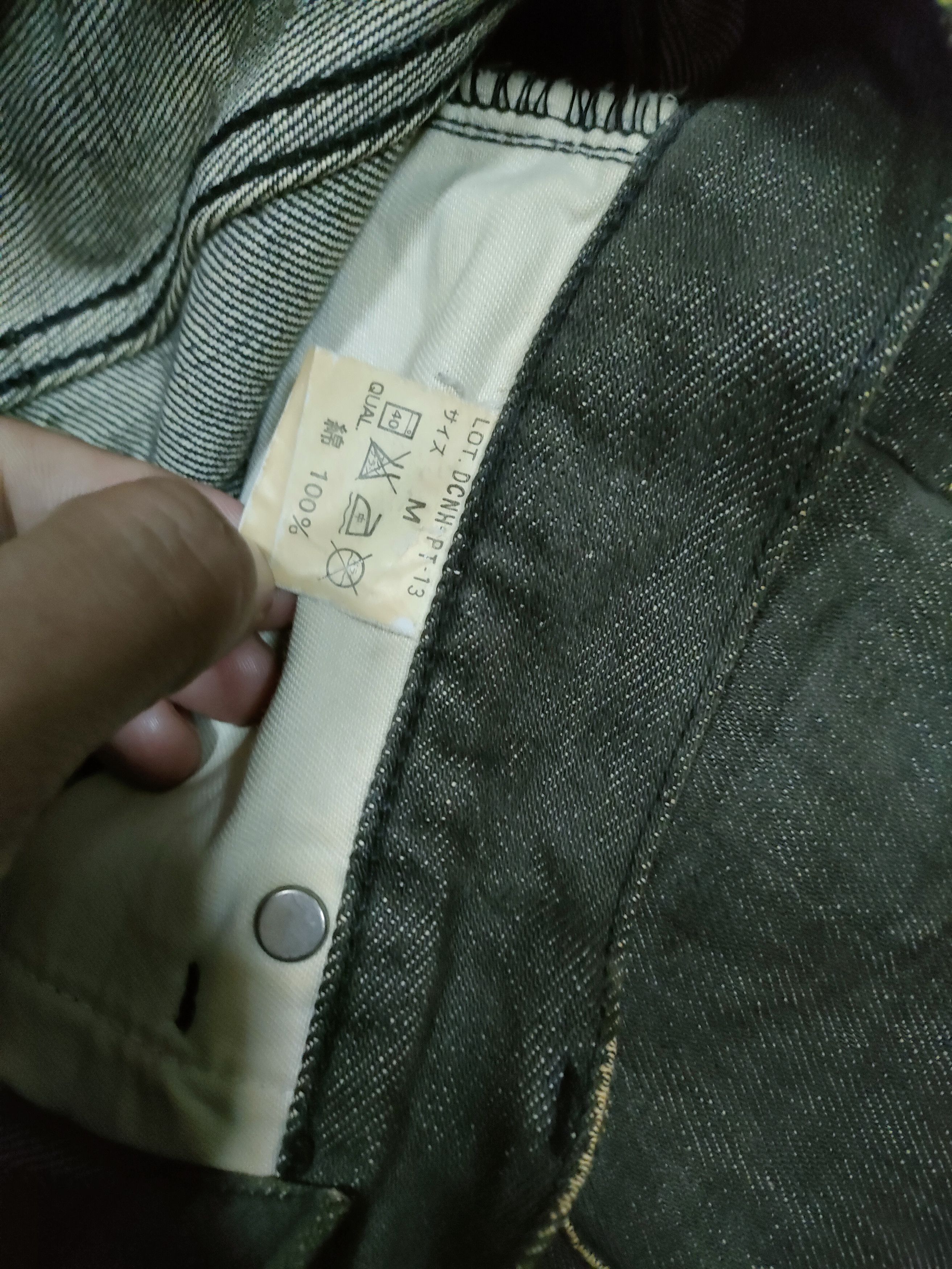 If Six Was Nine × Japanese Brand × Neighborhood Distressed NBHD Selvedge Jeans Size US 35 - 5 Thumbnail