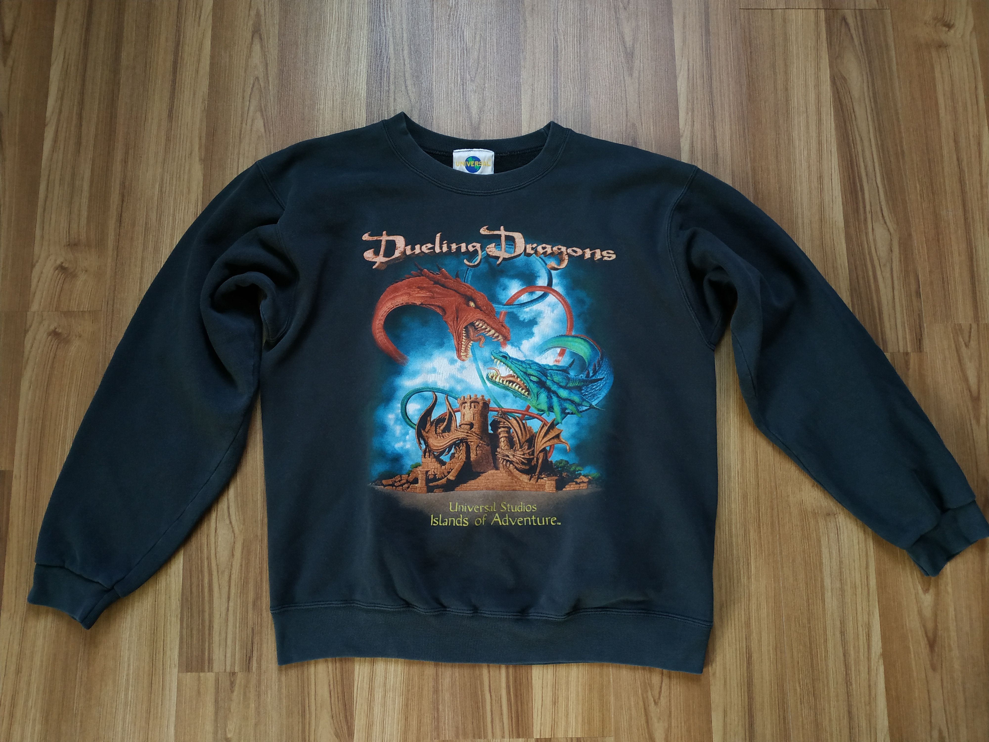 Vintage Vintage Dueling Dragons Universal Studios Sweatshirt Liquid Size US M / EU 48-50 / 2 - 1 Thumbnail