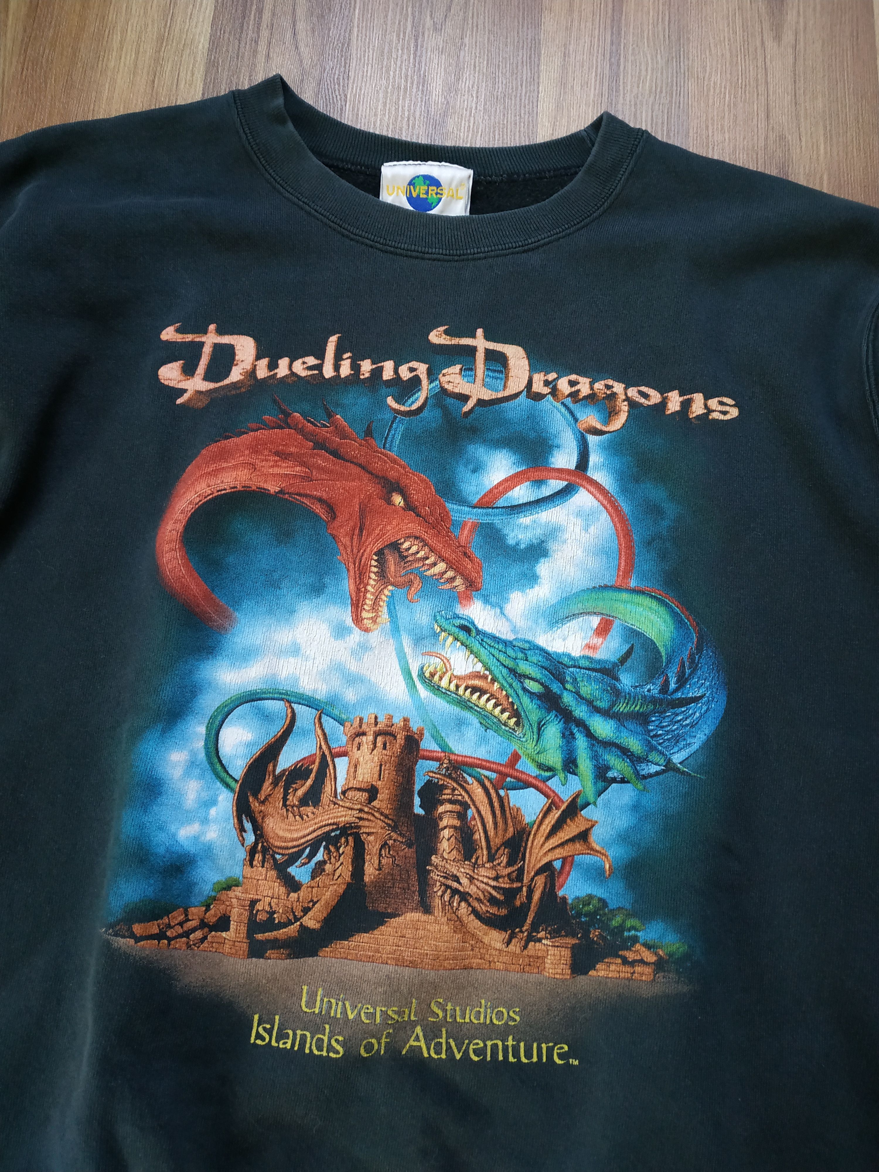Vintage Vintage Dueling Dragons Universal Studios Sweatshirt Liquid Size US M / EU 48-50 / 2 - 3 Thumbnail