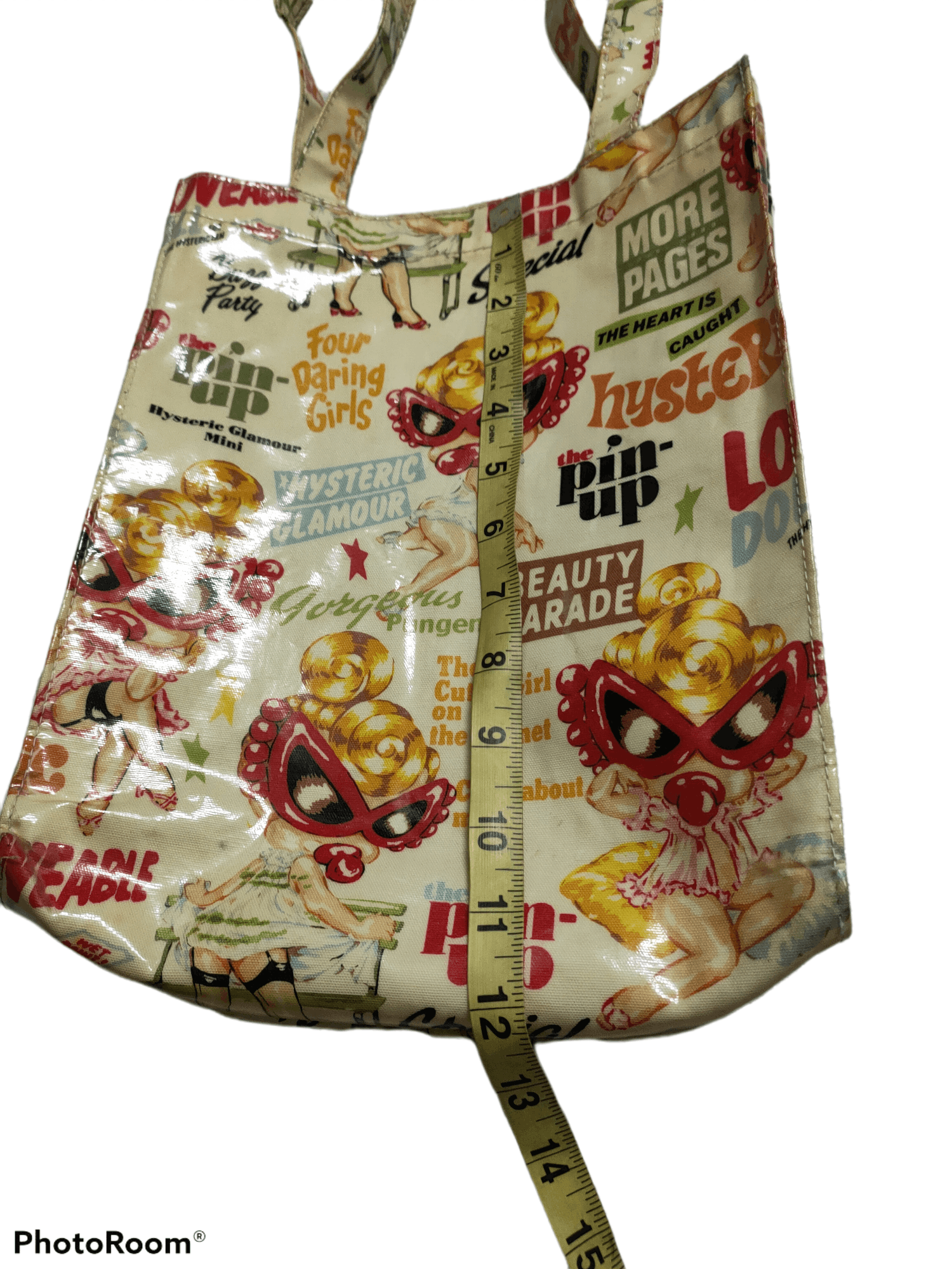Hysteric Glamour × Japanese Brand 🔥Hott🔥Hysteric Glamour Tote Bag Full Print Beauty Parade Size ONE SIZE - 4 Thumbnail