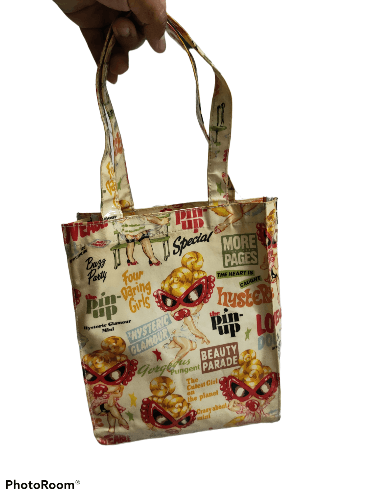 Hysteric Glamour × Japanese Brand 🔥Hott🔥Hysteric Glamour Tote Bag Full Print Beauty Parade Size ONE SIZE - 7 Thumbnail