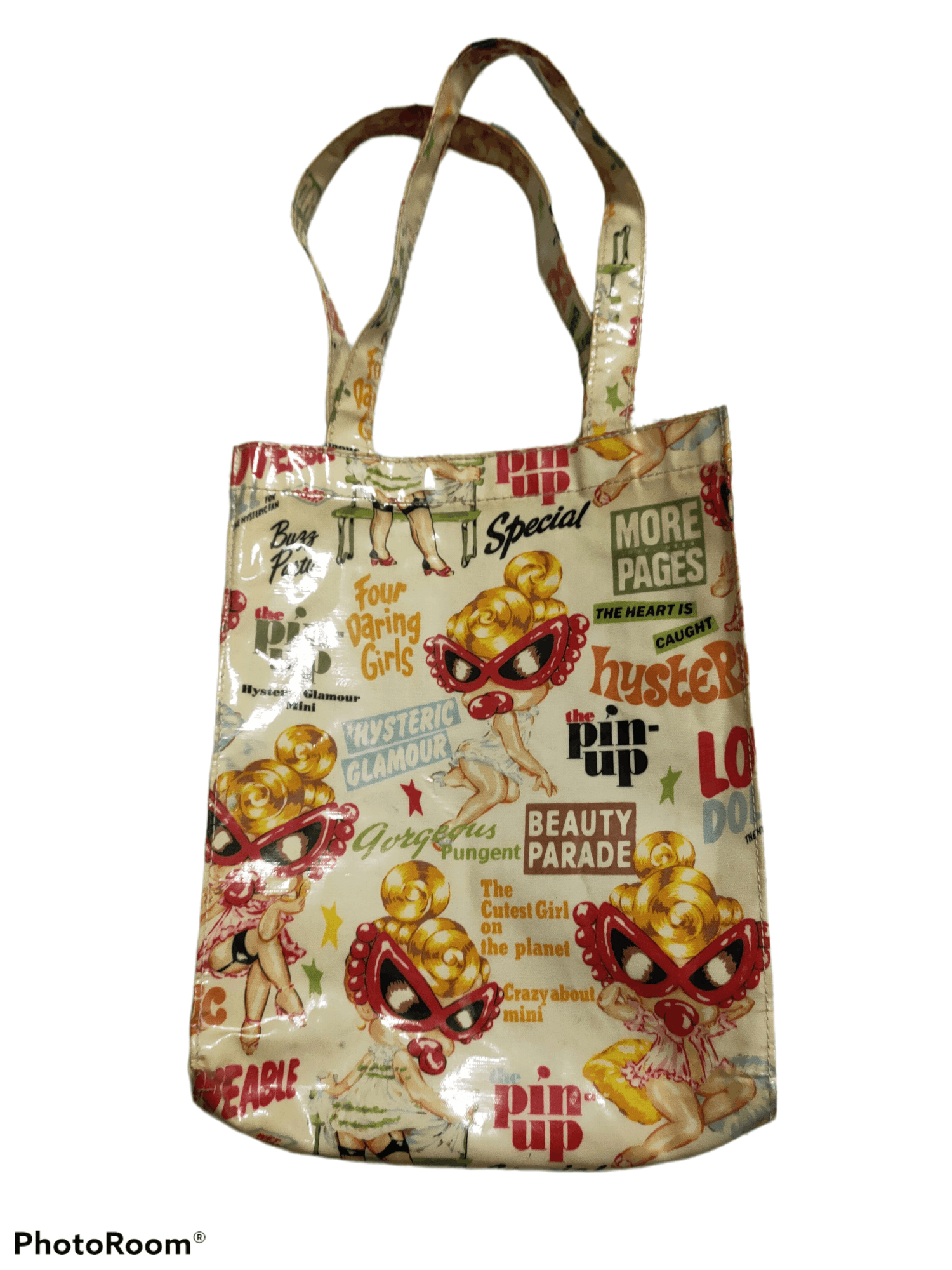 Hysteric Glamour × Japanese Brand 🔥Hott🔥Hysteric Glamour Tote Bag Full Print Beauty Parade Size ONE SIZE - 2 Thumbnail