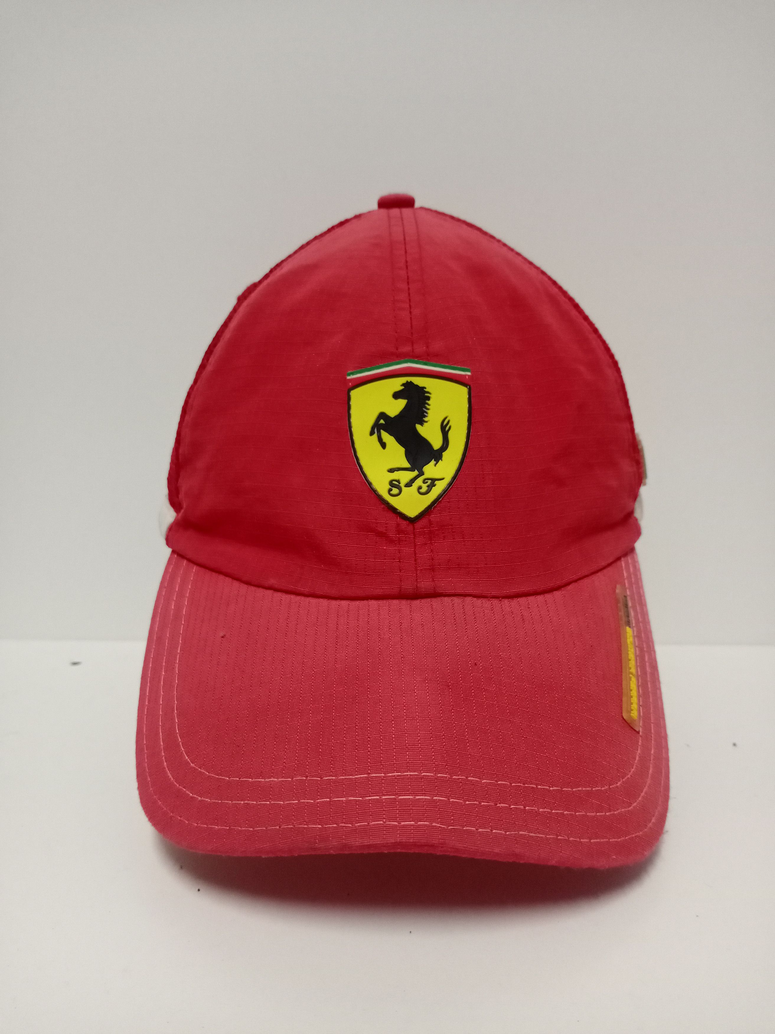 Casquette Vintage Scuderia Ferrari Agip - Années 90, Brodée Main, Réglable - Occasion Rare Et Collector